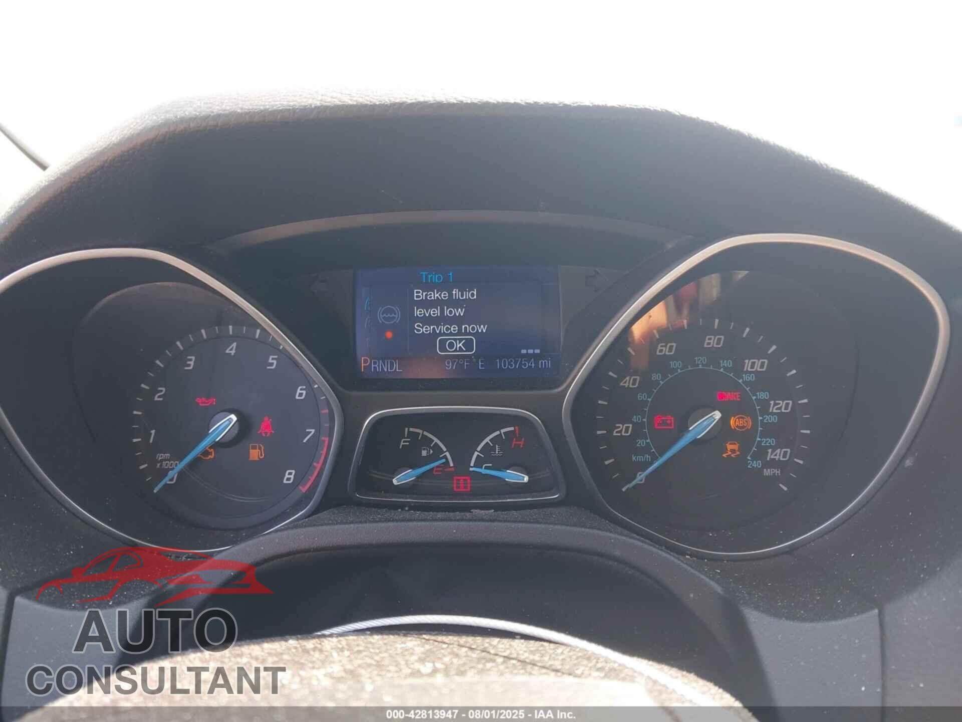 FORD FOCUS 2013 - 1FADP3F2XDL378568