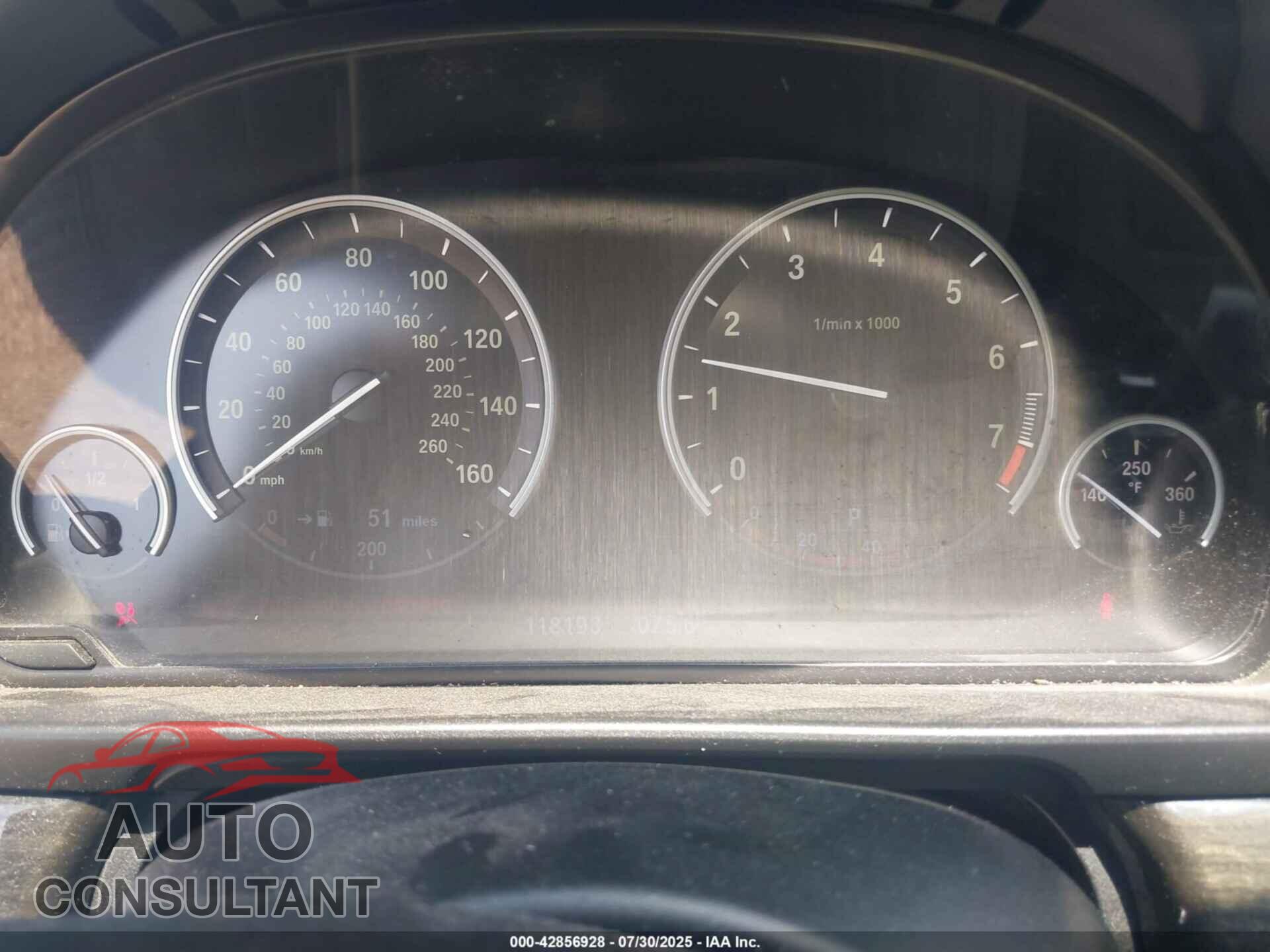 BMW 550I 2013 - WBAFU9C5XDDY70344