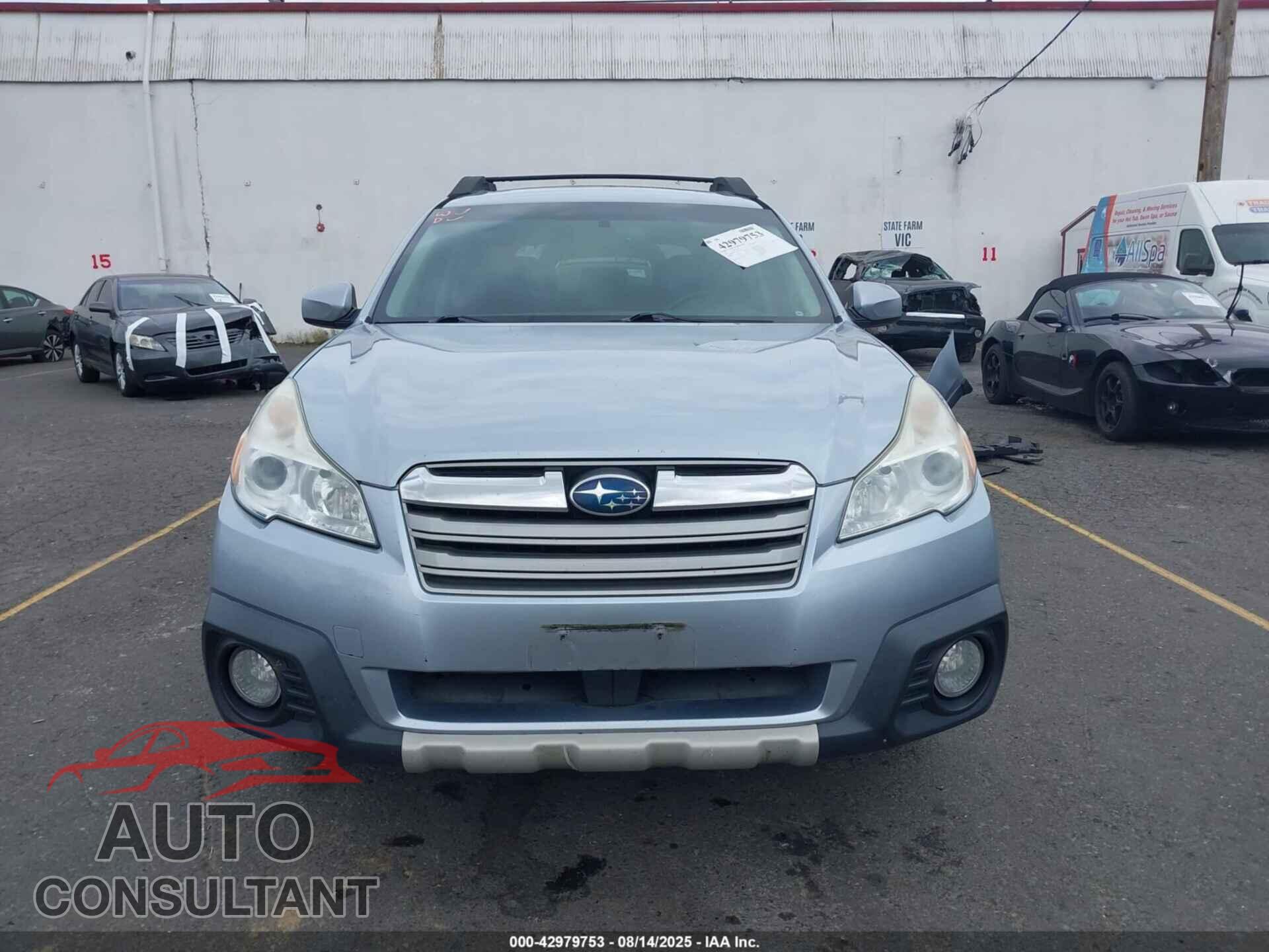 SUBARU OUTBACK 2013 - 4S4BRBKC1D3306819