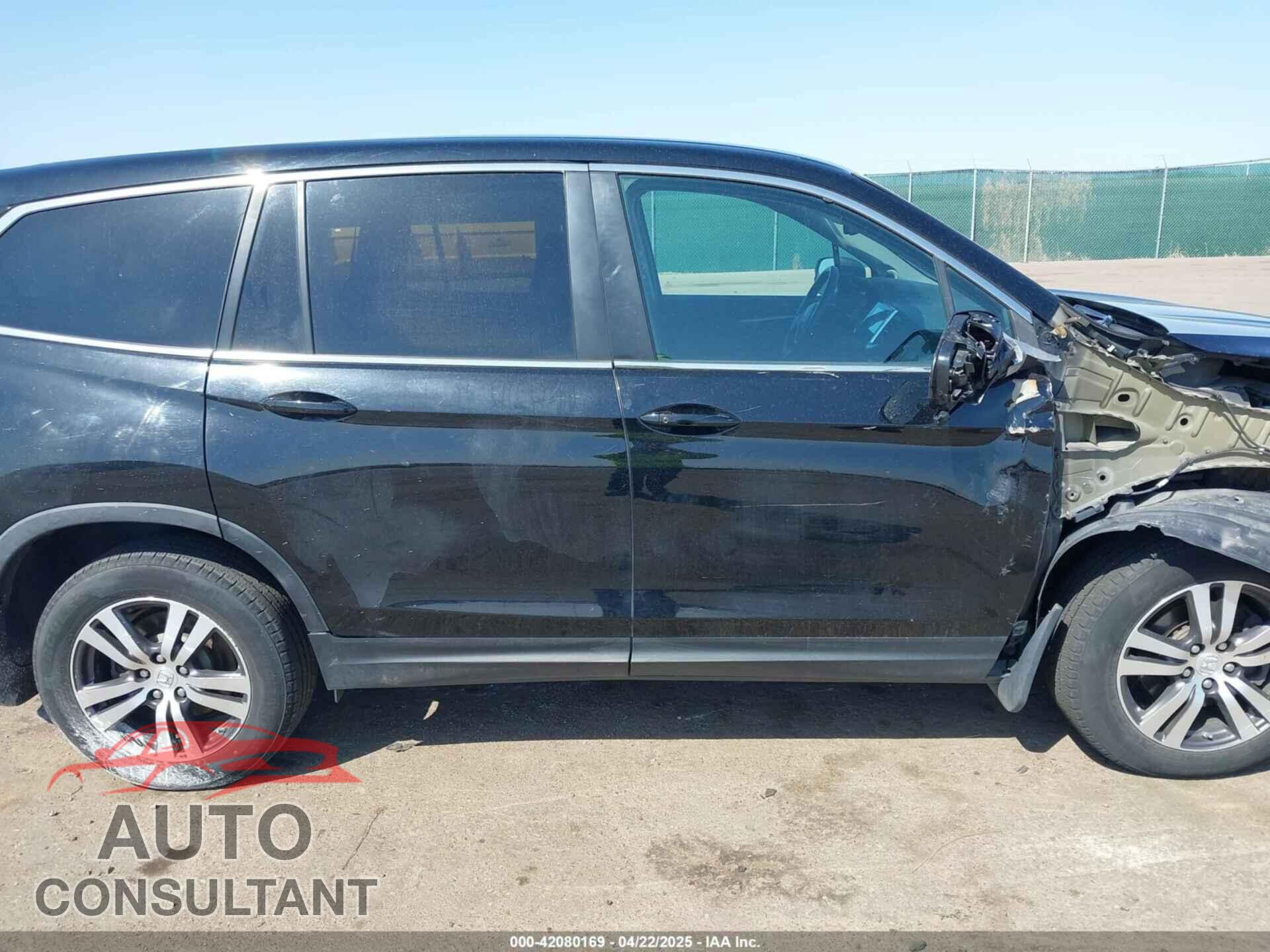 HONDA PILOT 2016 - 5FNYF6H89GB077833