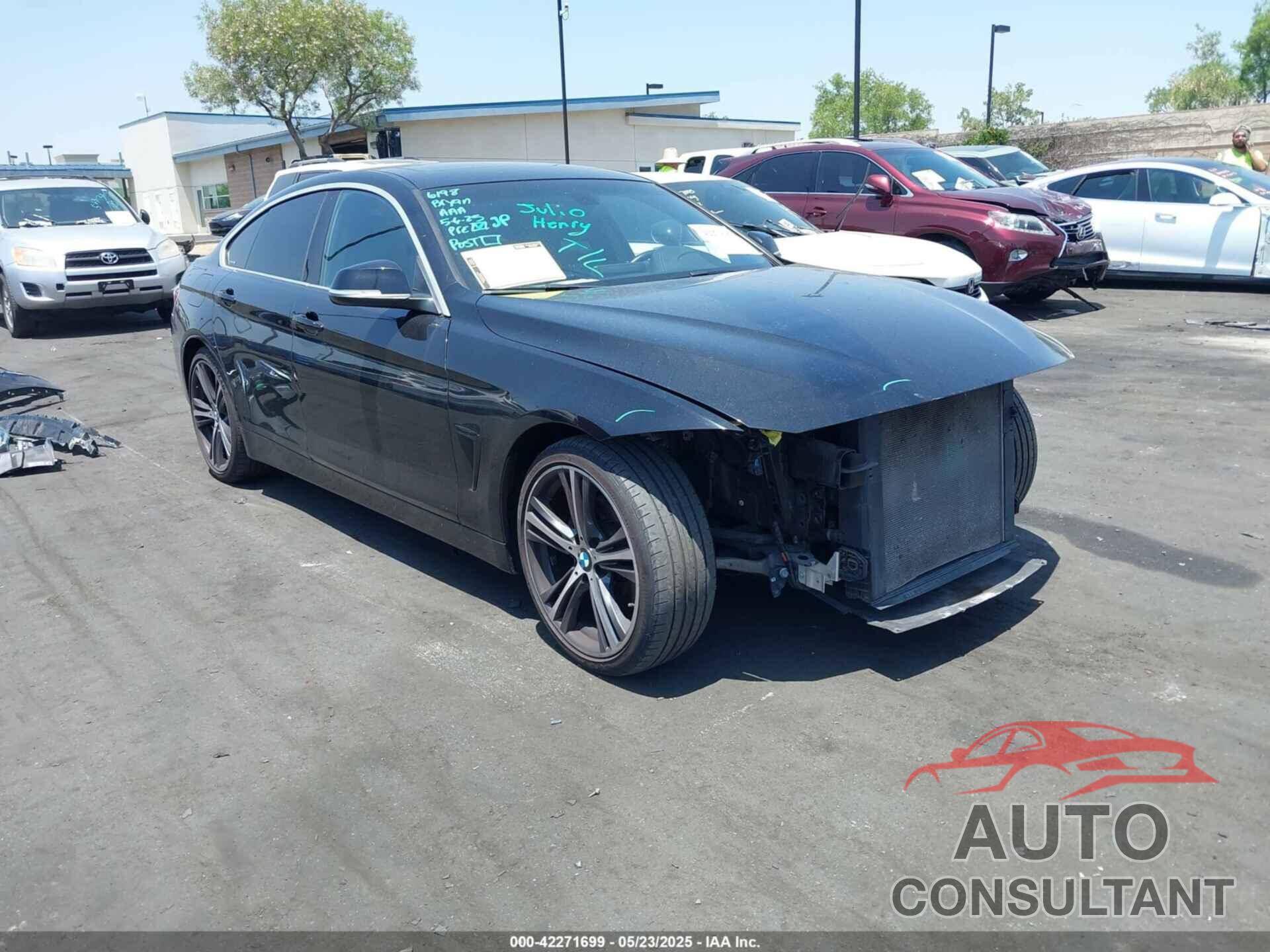 BMW 430I GRAN COUPE 2018 - WBA4J1C52JBG80548