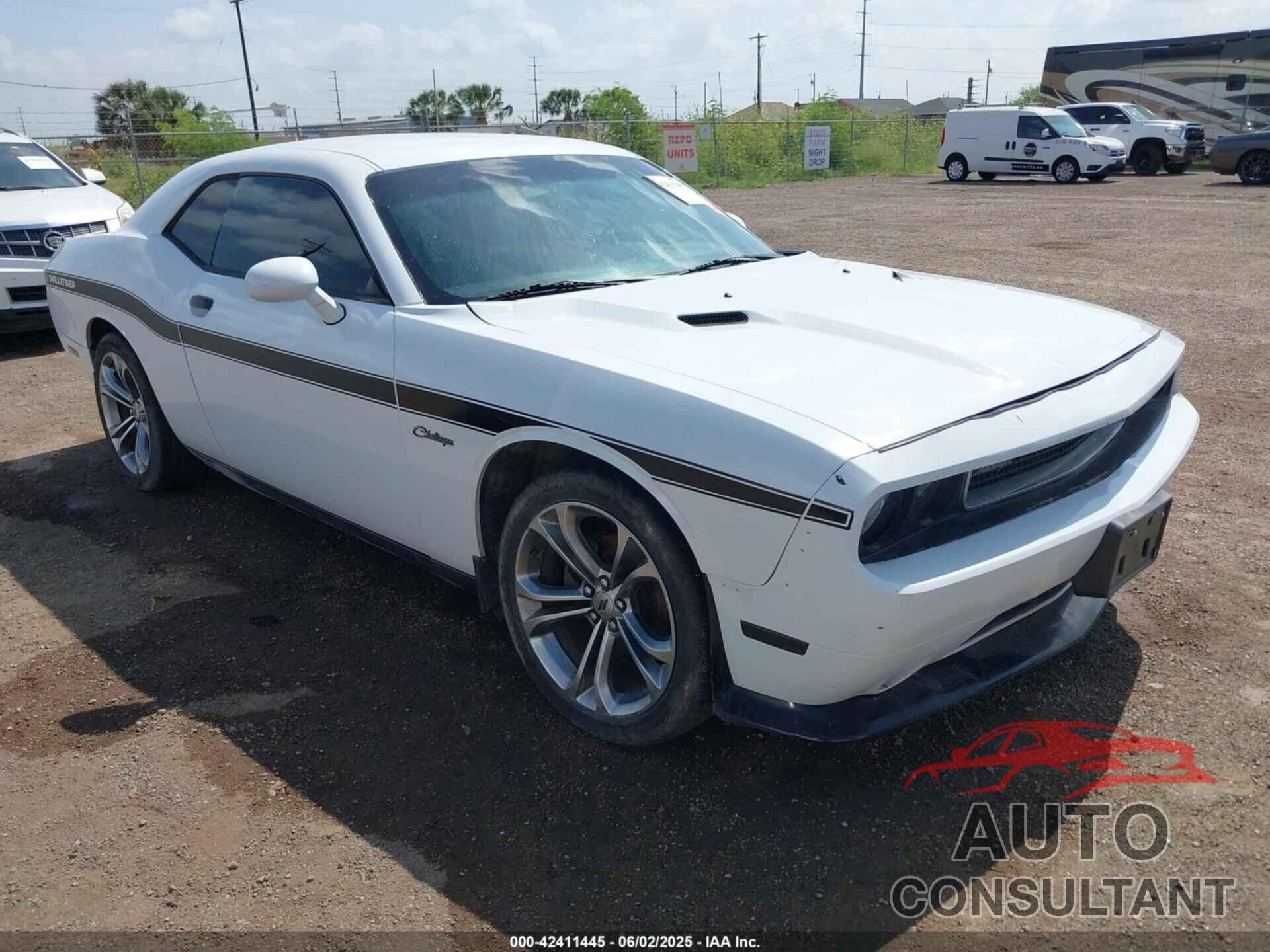 DODGE CHALLENGER 2012 - 2C3CDYAG1CH259404