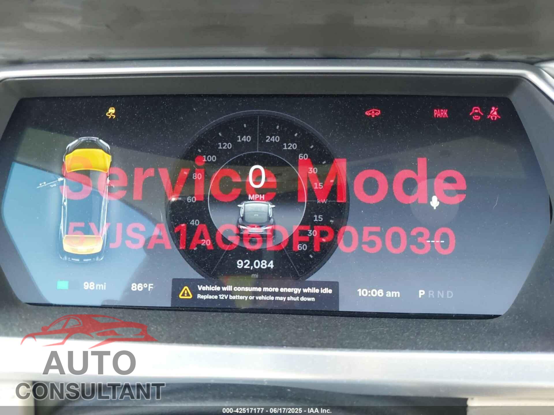 TESLA MODEL S 2013 - 5YJSA1AG6DFP05030