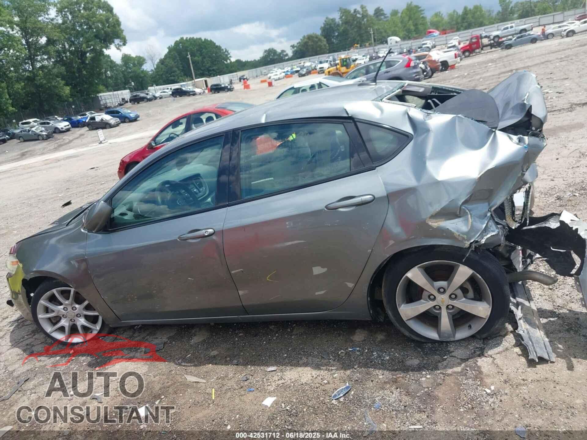 DODGE DART 2013 - 1C3CDFBA9DD136656