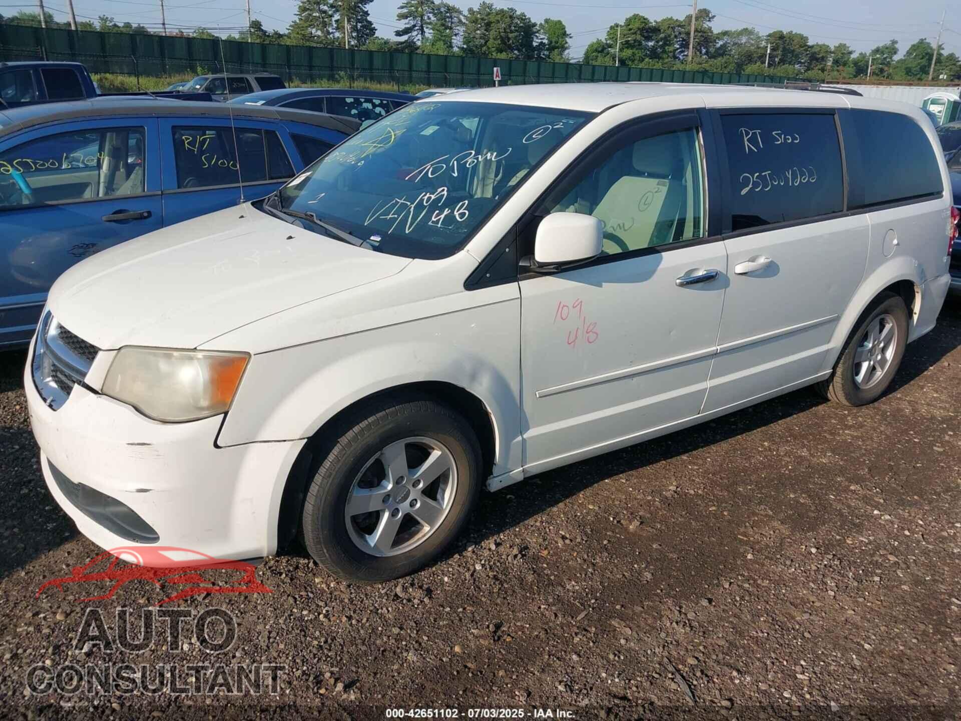 DODGE GRAND CARAVAN 2012 - 2C4RDGCG4CR304049