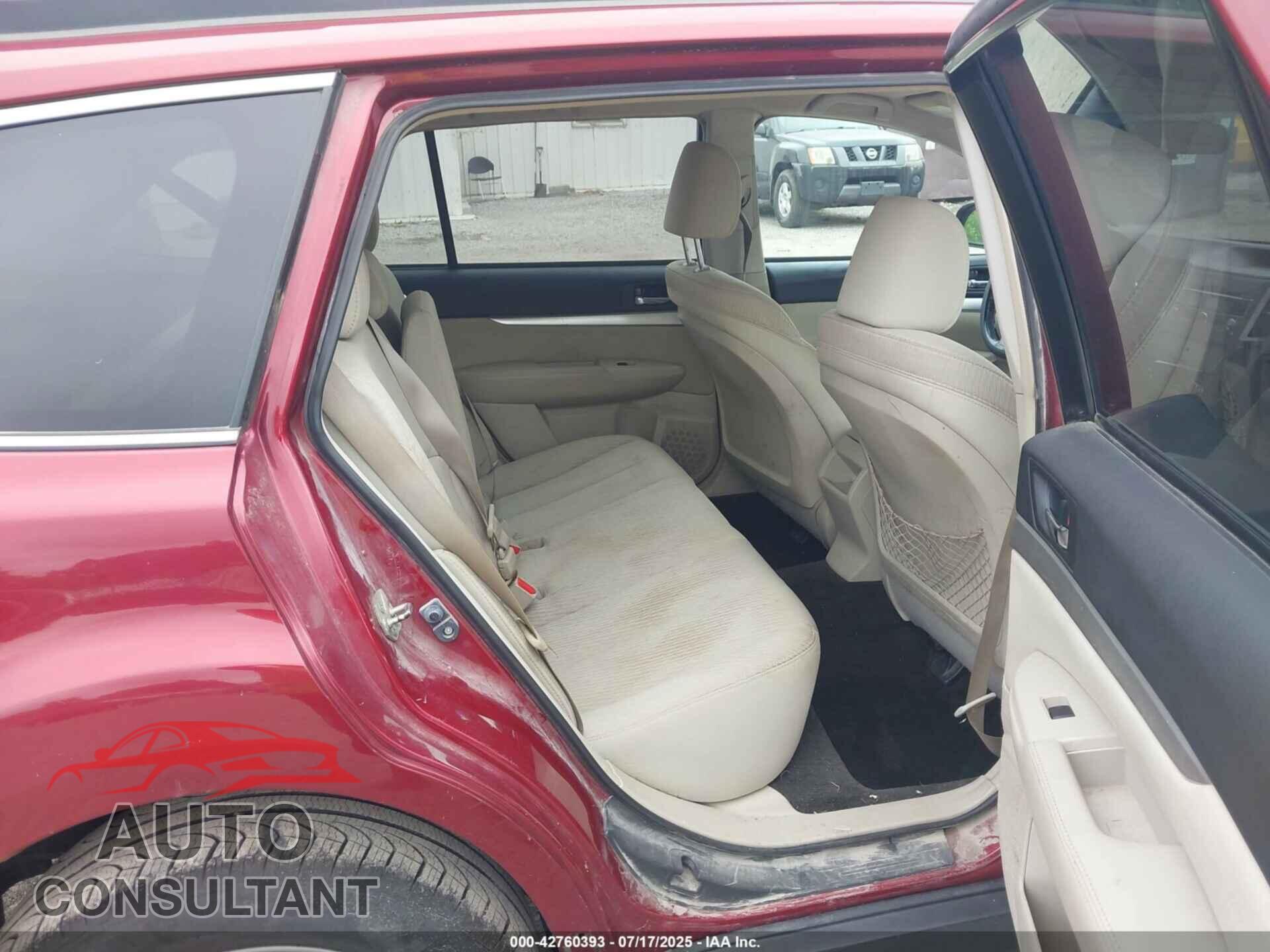 SUBARU OUTBACK 2011 - 4S4BRCBC1B3411590