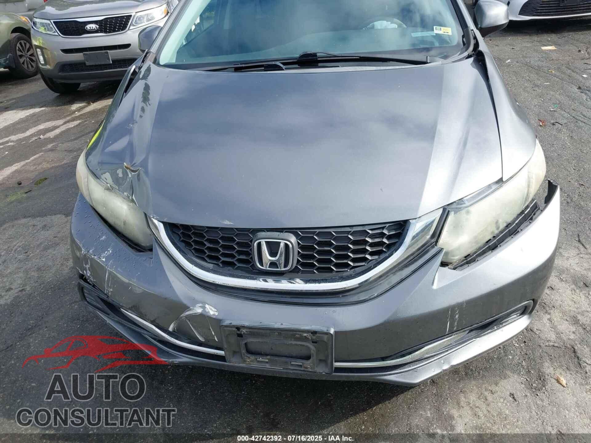 HONDA CIVIC 2013 - 19XFB2F51DE222031