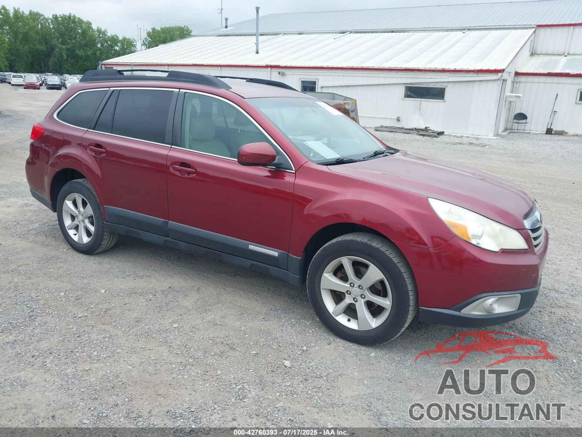 SUBARU OUTBACK 2011 - 4S4BRCBC1B3411590