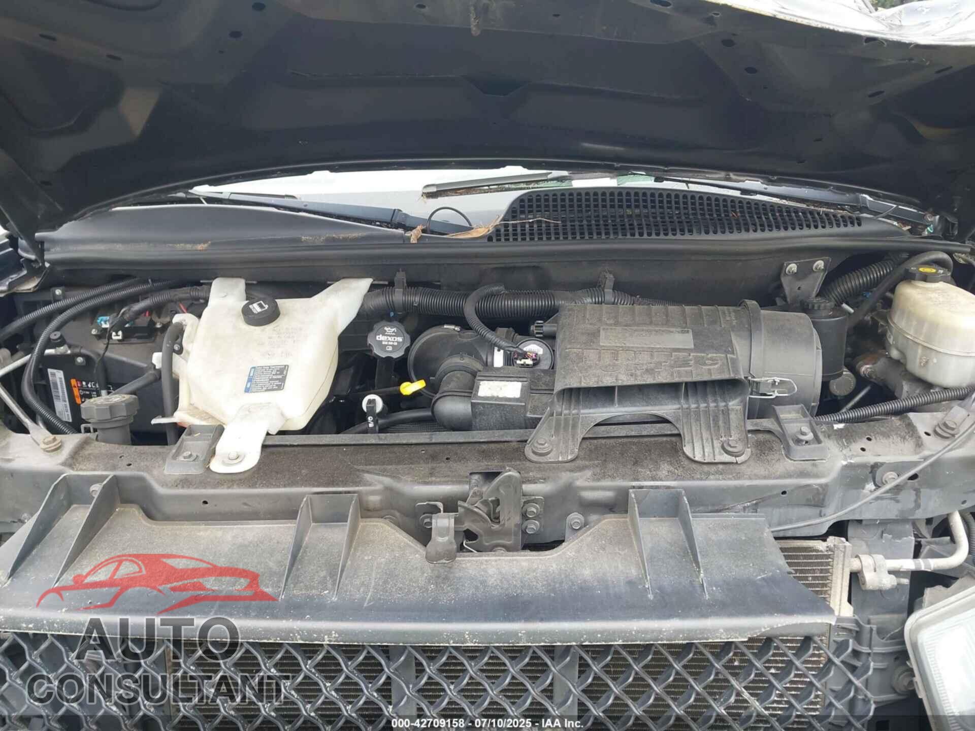 CHEVROLET EXPRESS 2500 2015 - 1GCWGFCF1F1189222