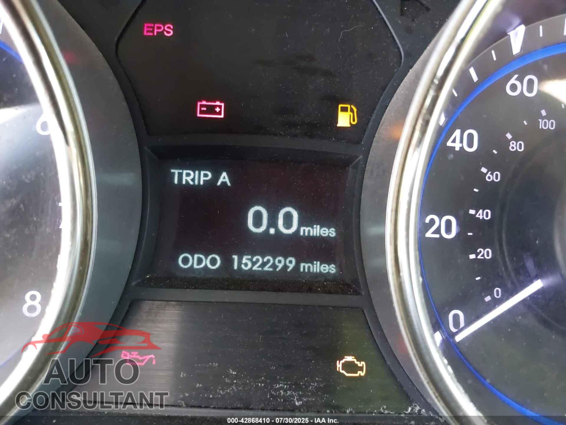 HYUNDAI SONATA 2013 - 5NPEB4AC8DH631832