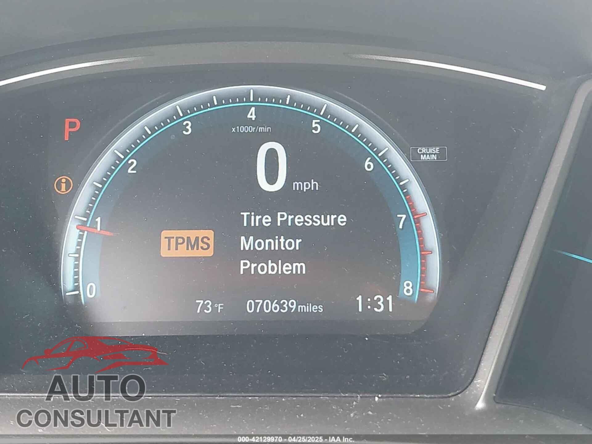 HONDA CIVIC 2018 - 2HGFC2F72JH534505