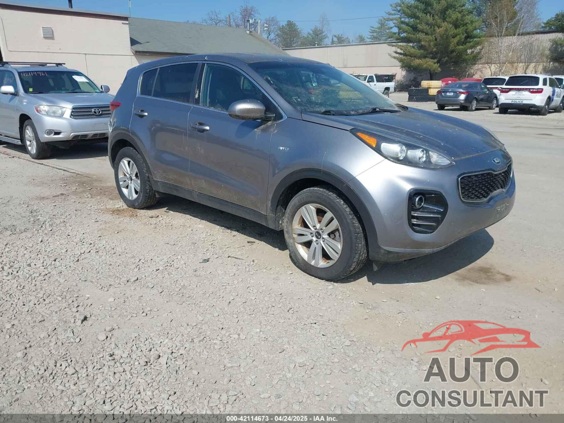 KIA SPORTAGE 2017 - KNDPMCAC4H7117886