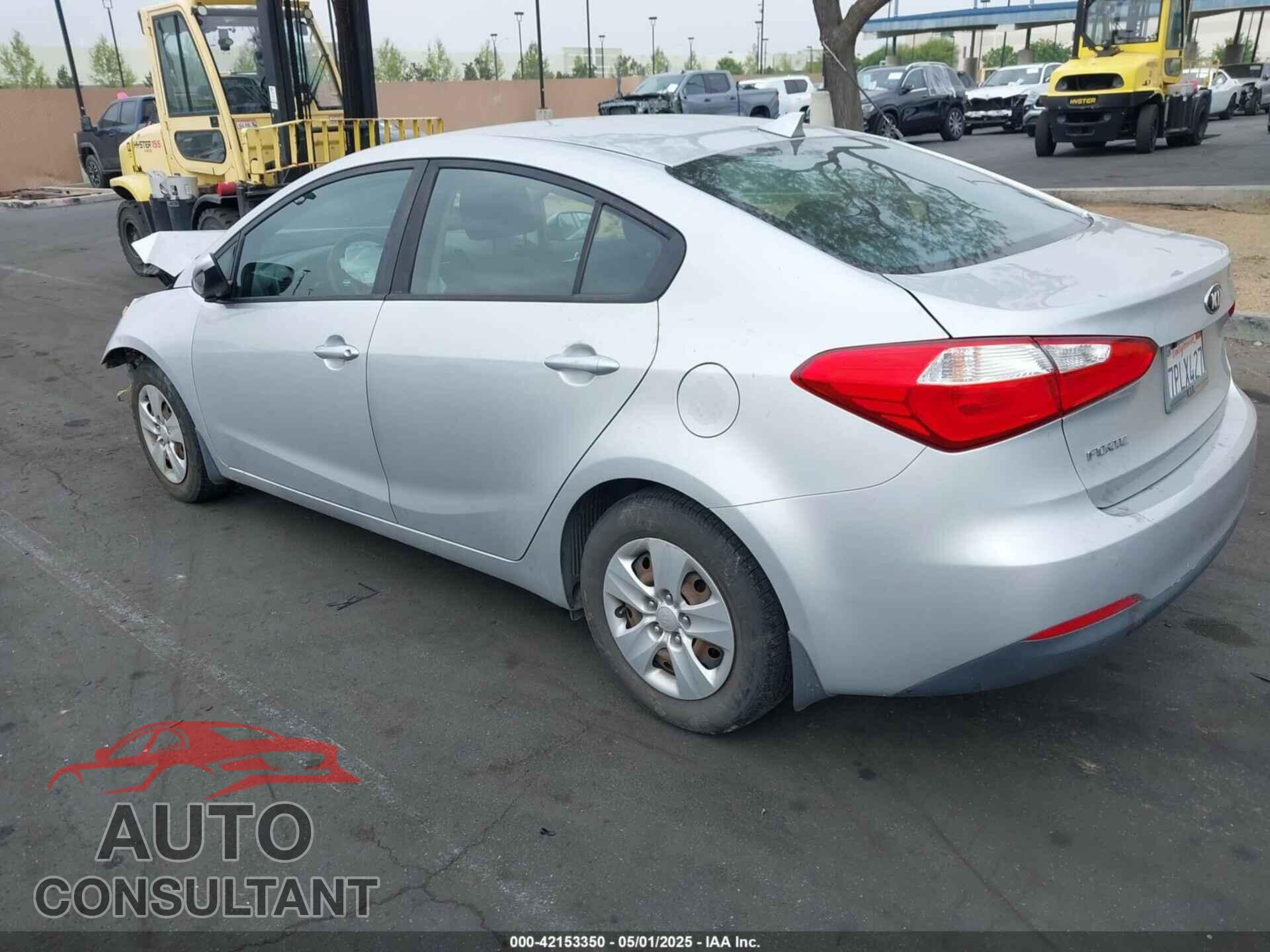 KIA FORTE 2016 - KNAFK4A67G5544214