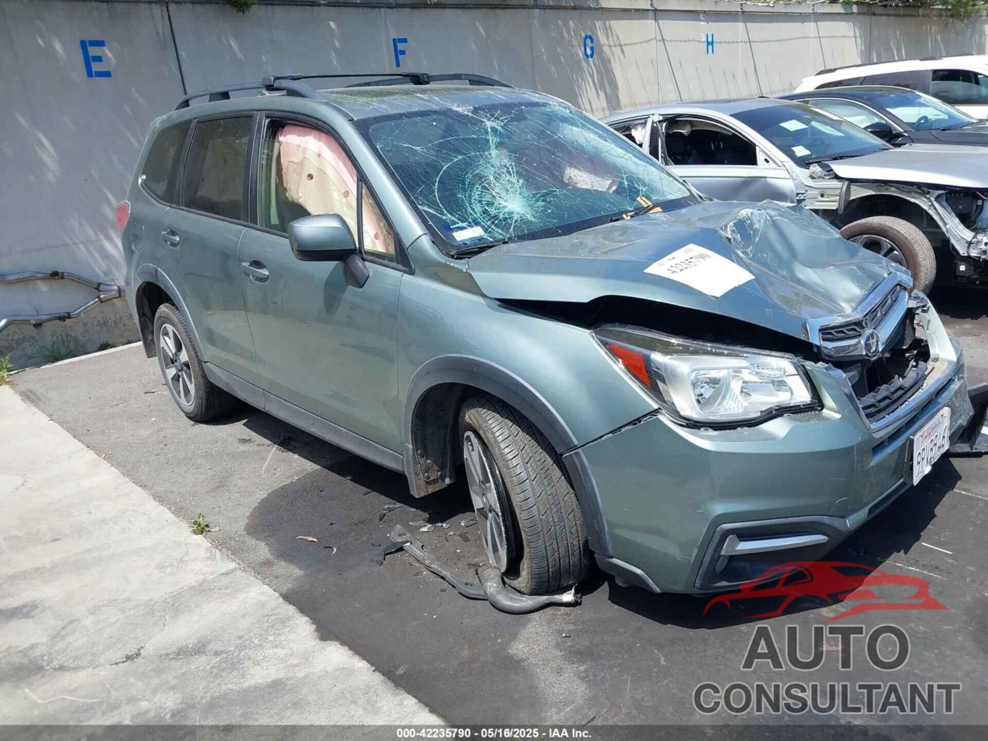SUBARU FORESTER 2018 - JF2SJAEC1JH503295