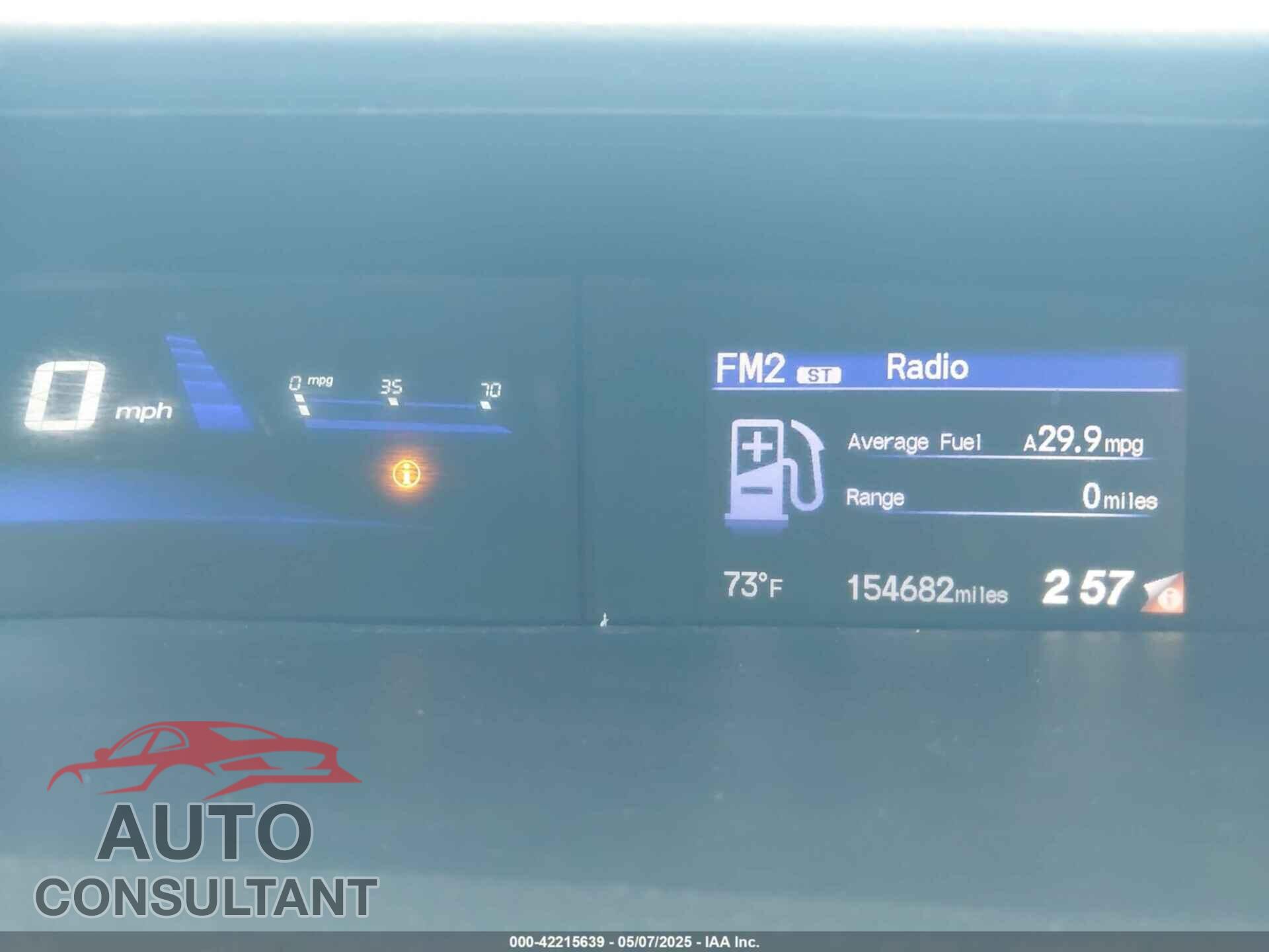 HONDA CIVIC 2015 - 2HGFB2F54FH542730