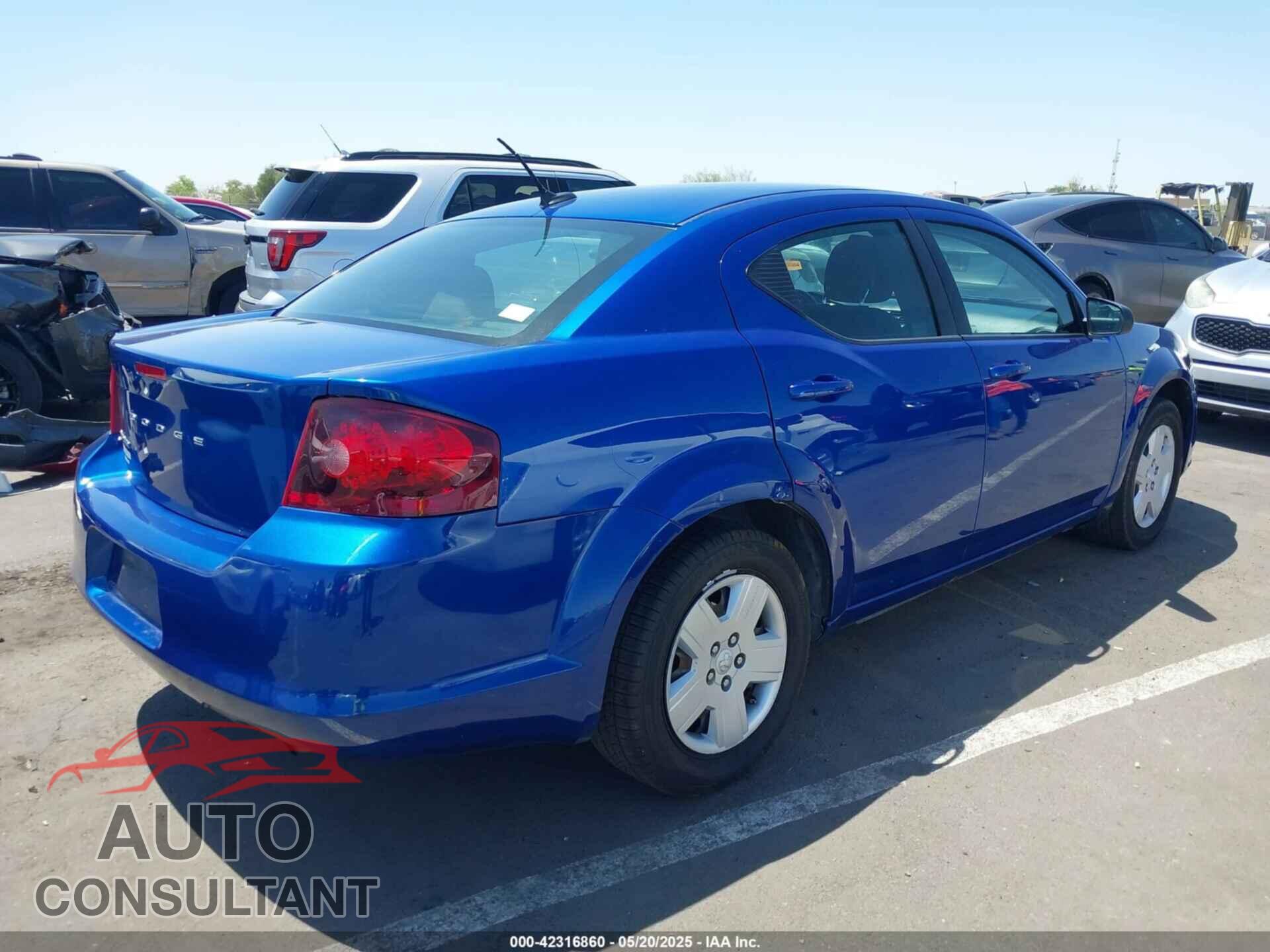DODGE AVENGER 2014 - 1C3CDZAB7EN169534