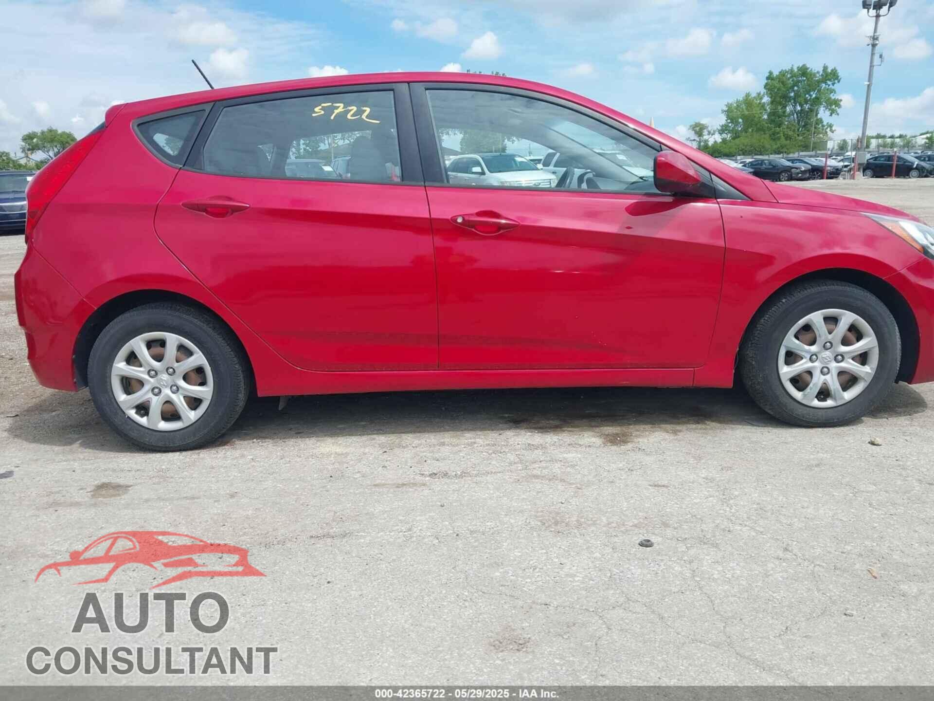 HYUNDAI ACCENT 2014 - KMHCT5AE9EU149143