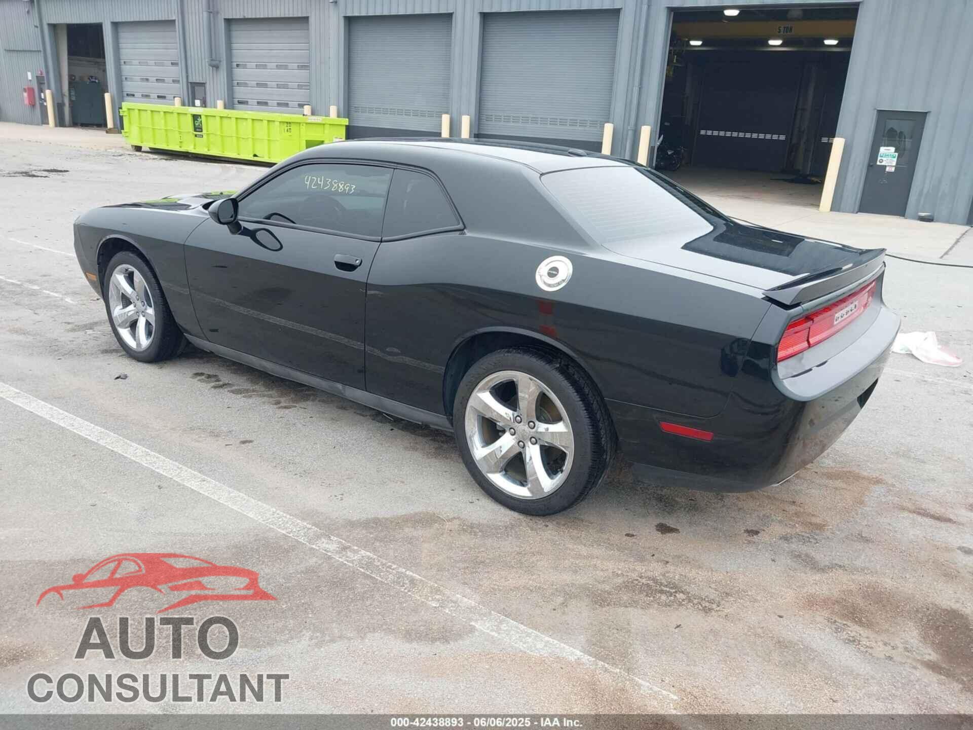 DODGE CHALLENGER 2012 - 2C3CDYAG6CH170461