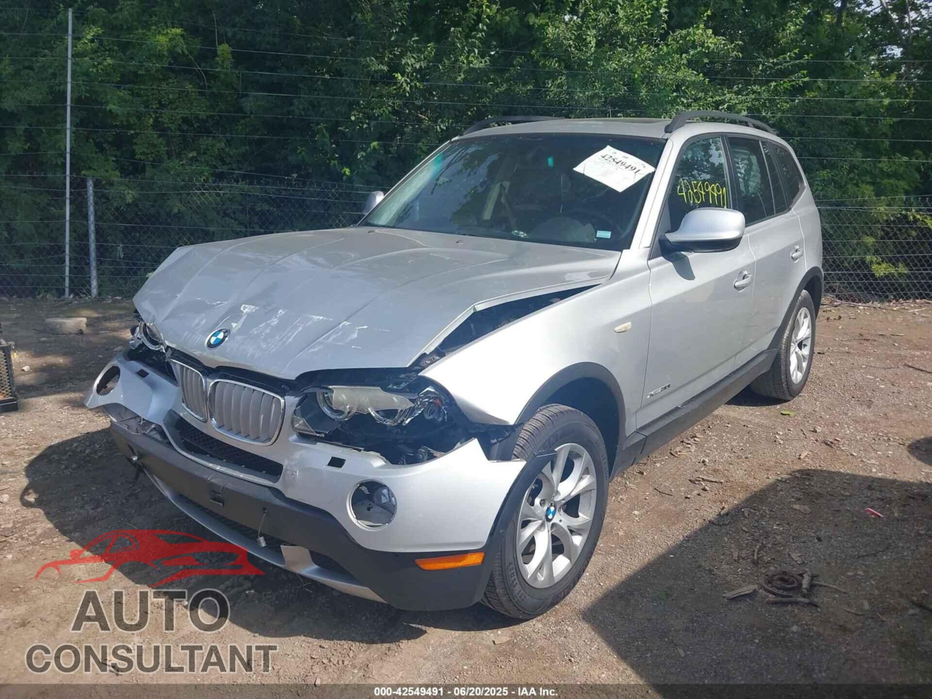 BMW X3 2010 - WBXPC9C45AWJ37851