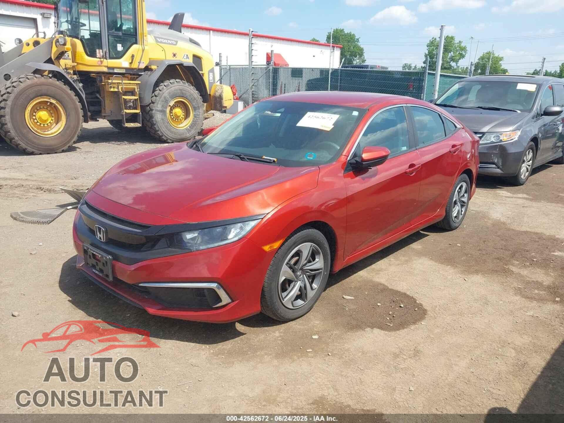 HONDA CIVIC 2019 - 2HGFC2F68KH567274