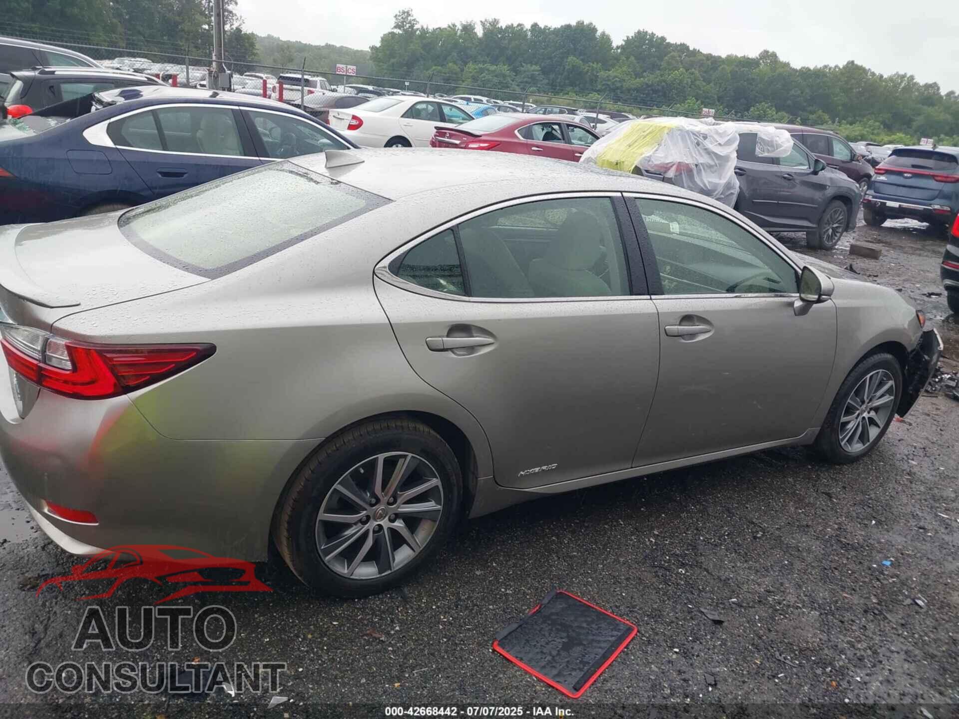 LEXUS ES 300H 2017 - JTHBW1GG3H2143412