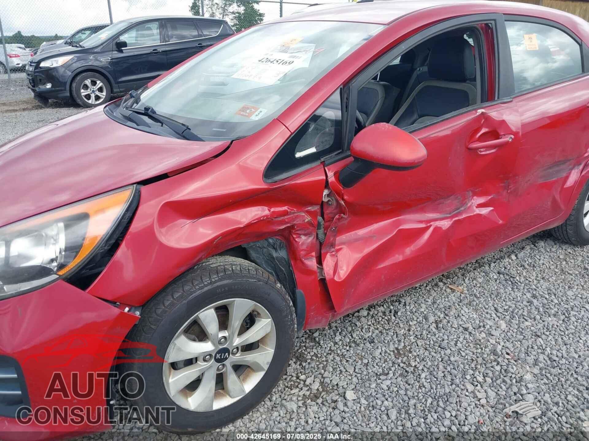 KIA RIO 2016 - KNADN5A34G6659163