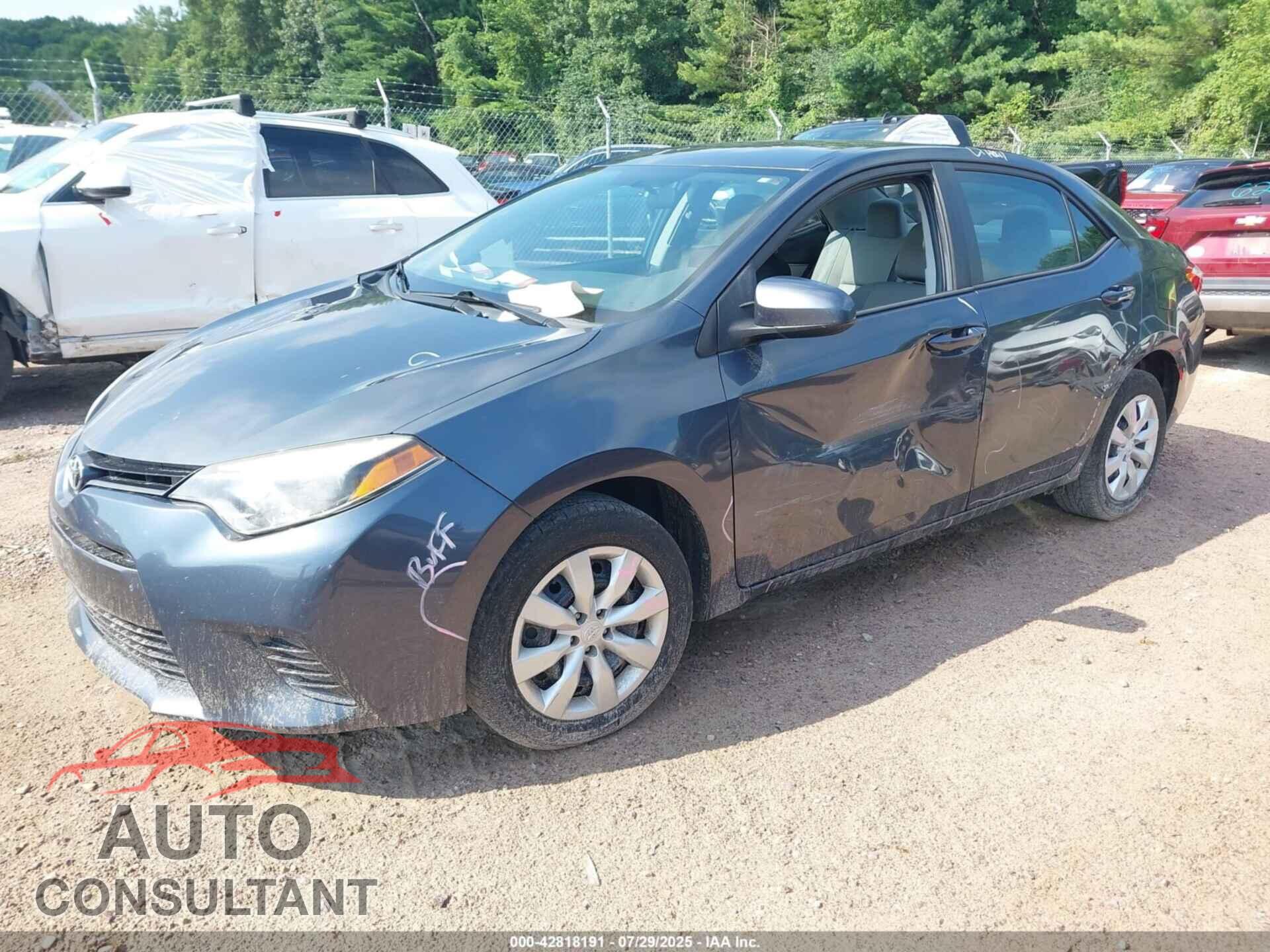 TOYOTA COROLLA 2016 - 5YFBURHE2GP555453