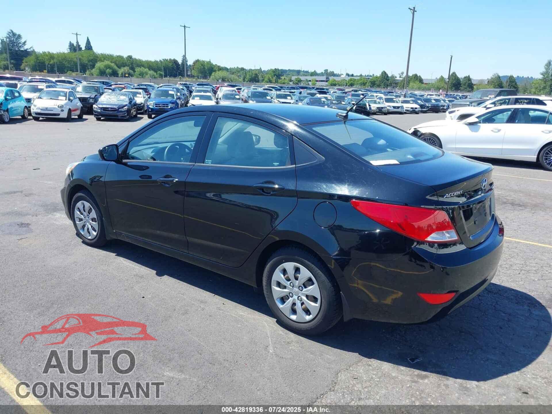 HYUNDAI ACCENT 2015 - KMHCT4AE4FU921978