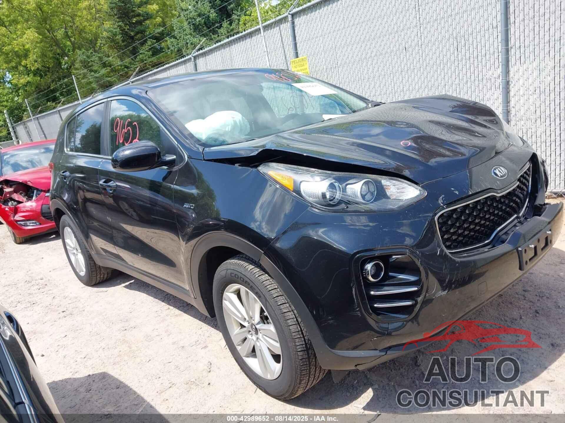 KIA SPORTAGE 2017 - KNDPMCAC3H7251899