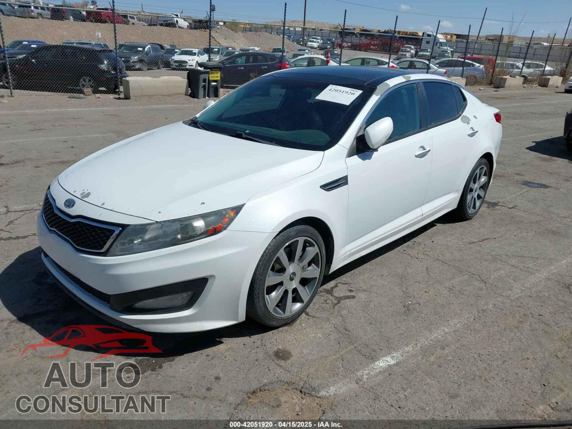 KIA OPTIMA 2012 - 5XXGR4A63CG050800