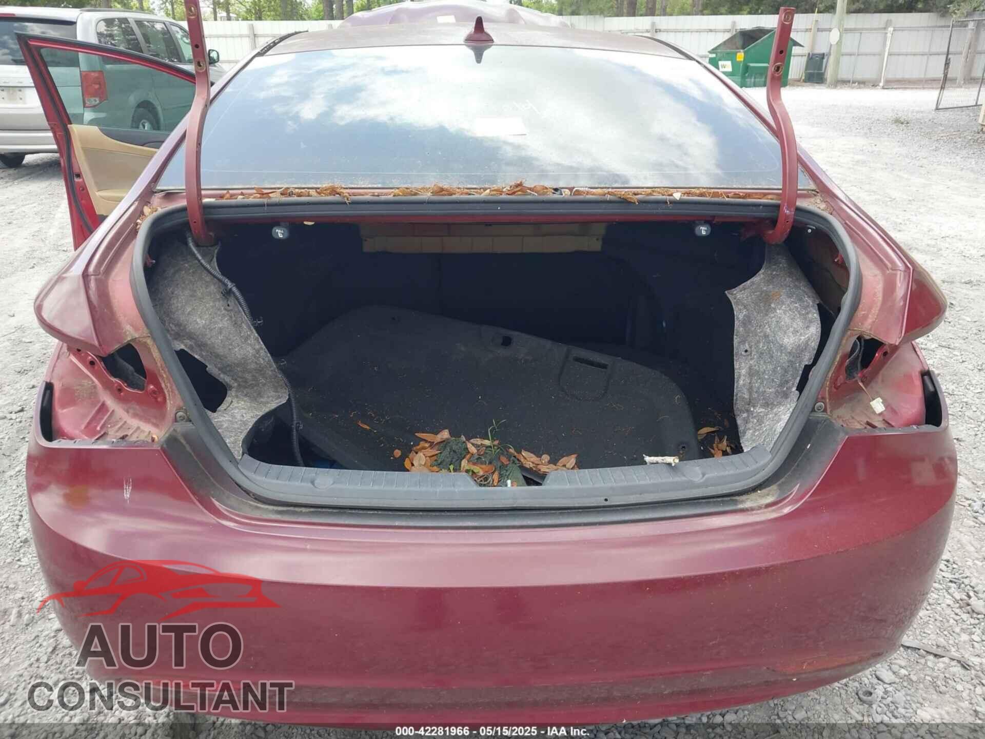 HYUNDAI SONATA 2012 - 5NPEB4ACXCH480376