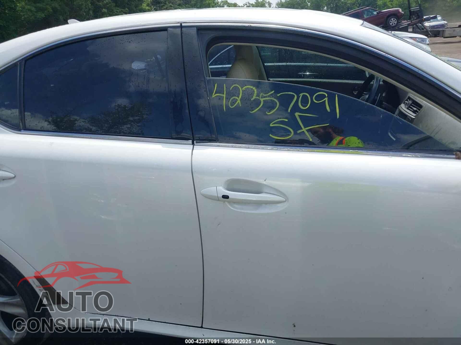 LEXUS IS 250 2012 - JTHBF5C23C5167993