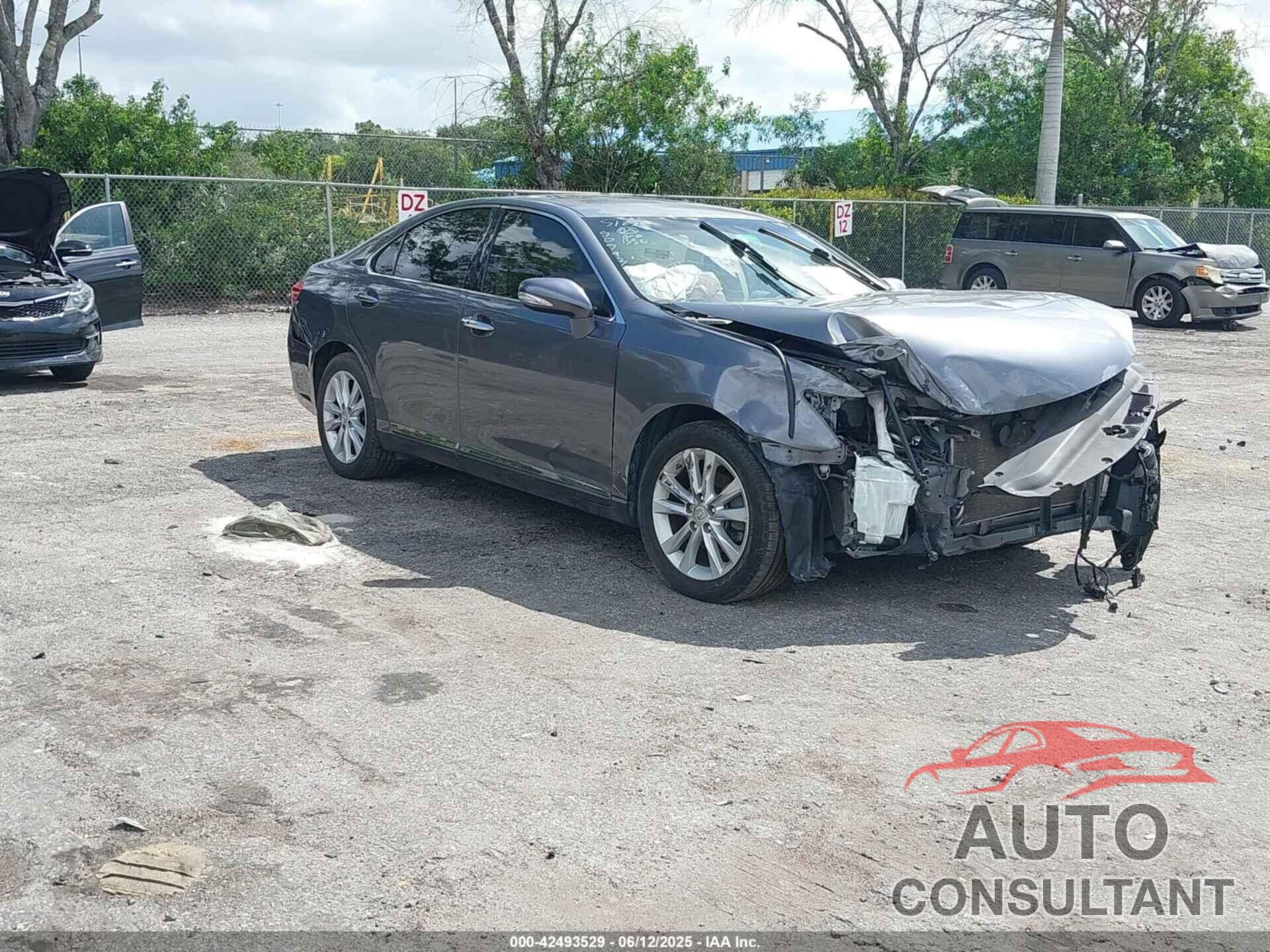 LEXUS ES 350 2012 - JTHBK1EG3C2505939