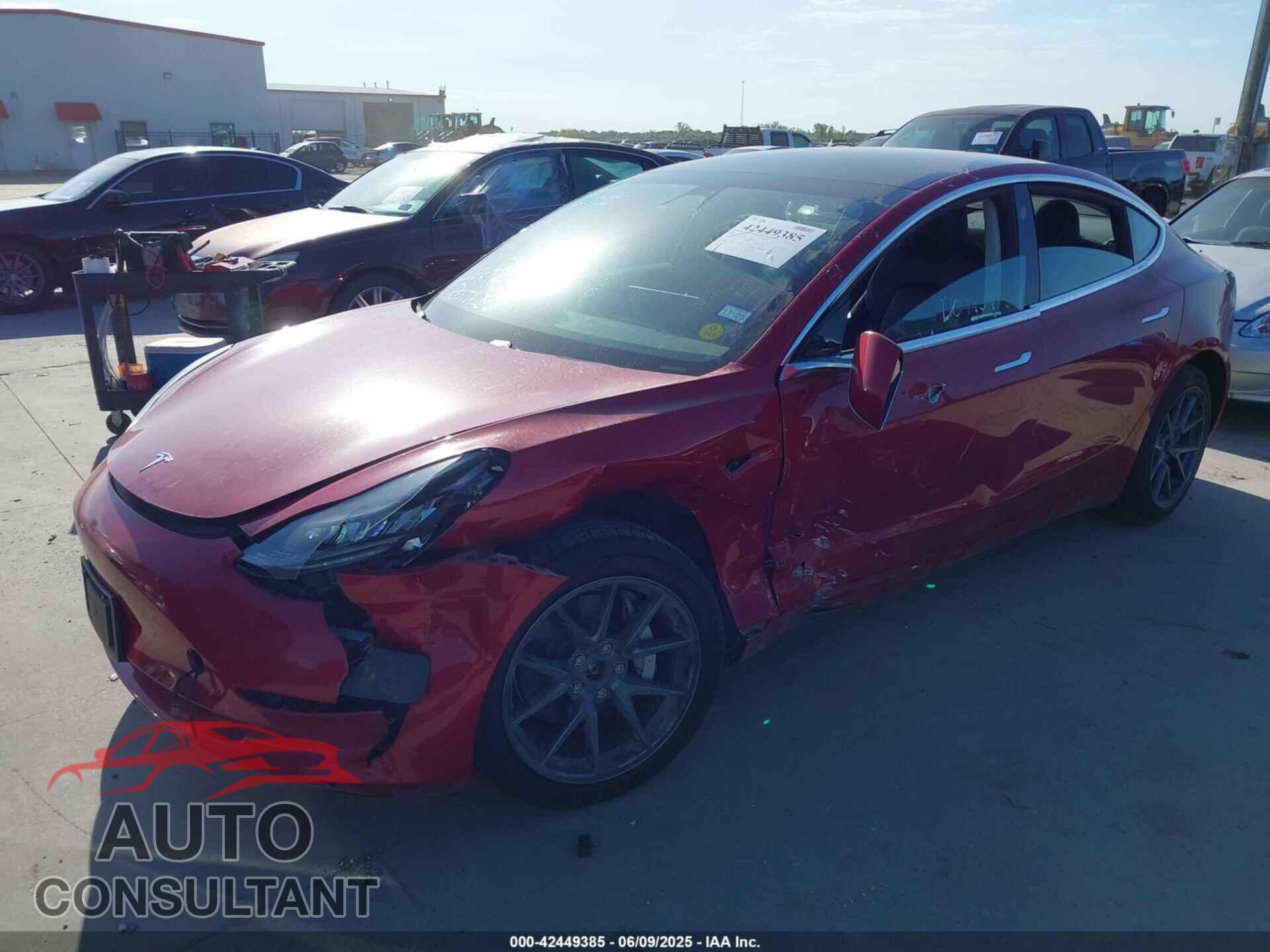TESLA MODEL 3 2019 - 5YJ3E1EB5KF389804