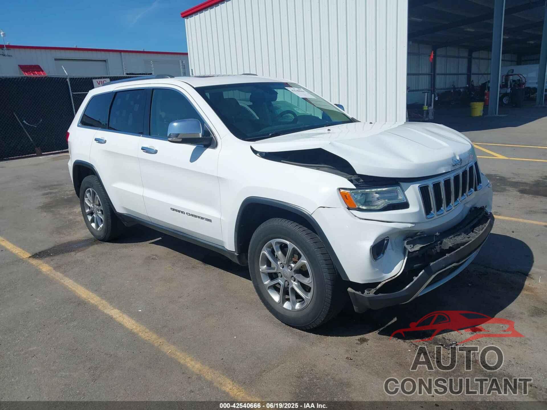 JEEP GRAND CHEROKEE 2016 - 1C4RJEBGXGC418571