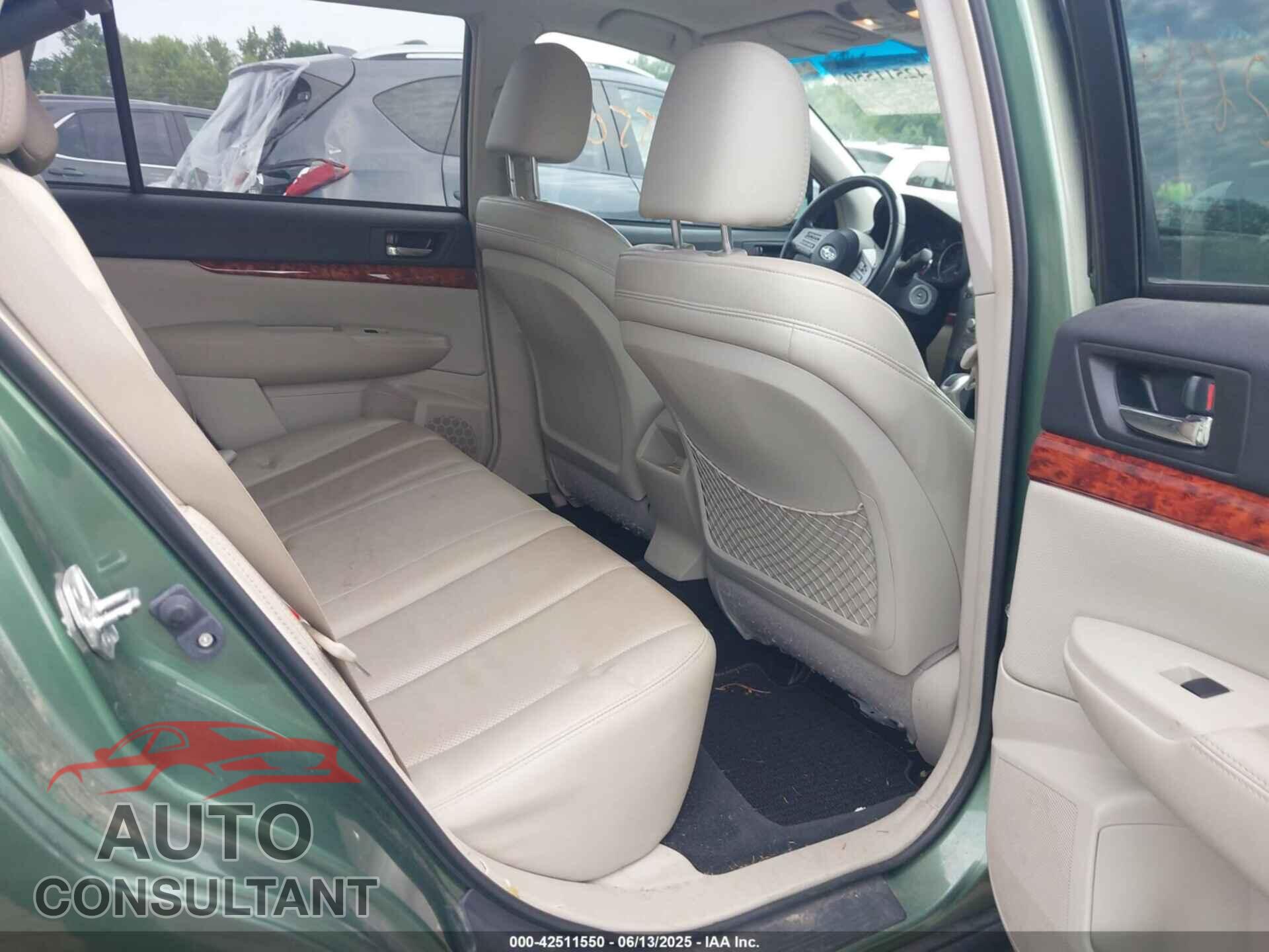 SUBARU OUTBACK 2011 - 4S4BRBLC3B3336397