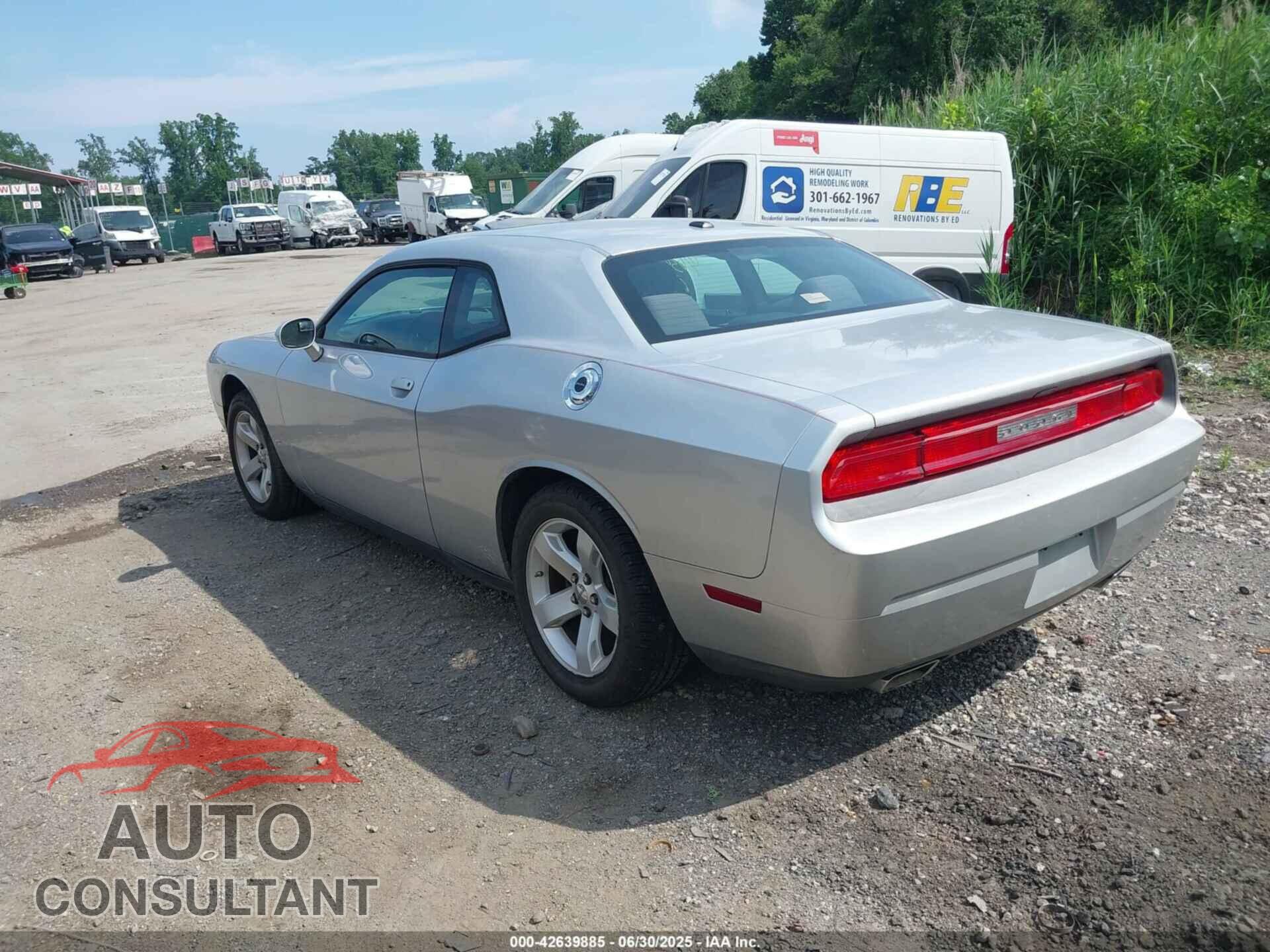 DODGE CHALLENGER 2012 - 2C3CDYAG0CH232212