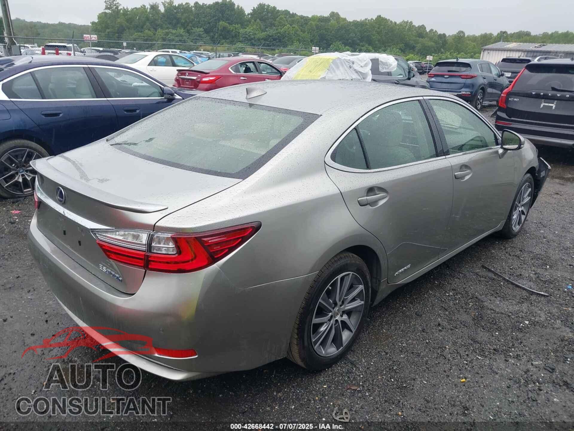 LEXUS ES 300H 2017 - JTHBW1GG3H2143412