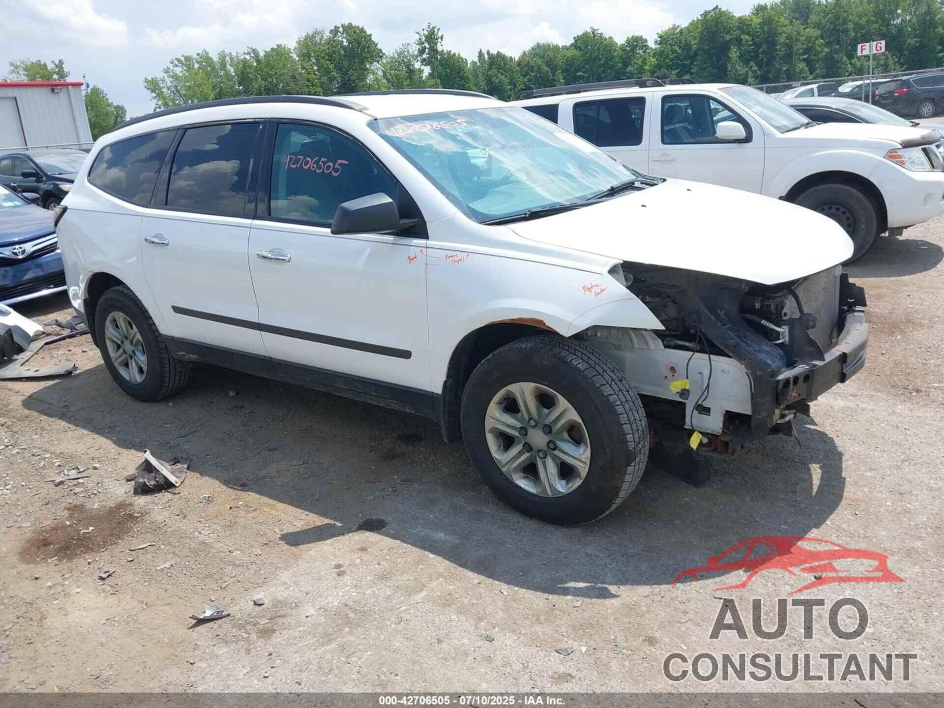 CHEVROLET TRAVERSE 2016 - 1GNKVFED2GJ126607