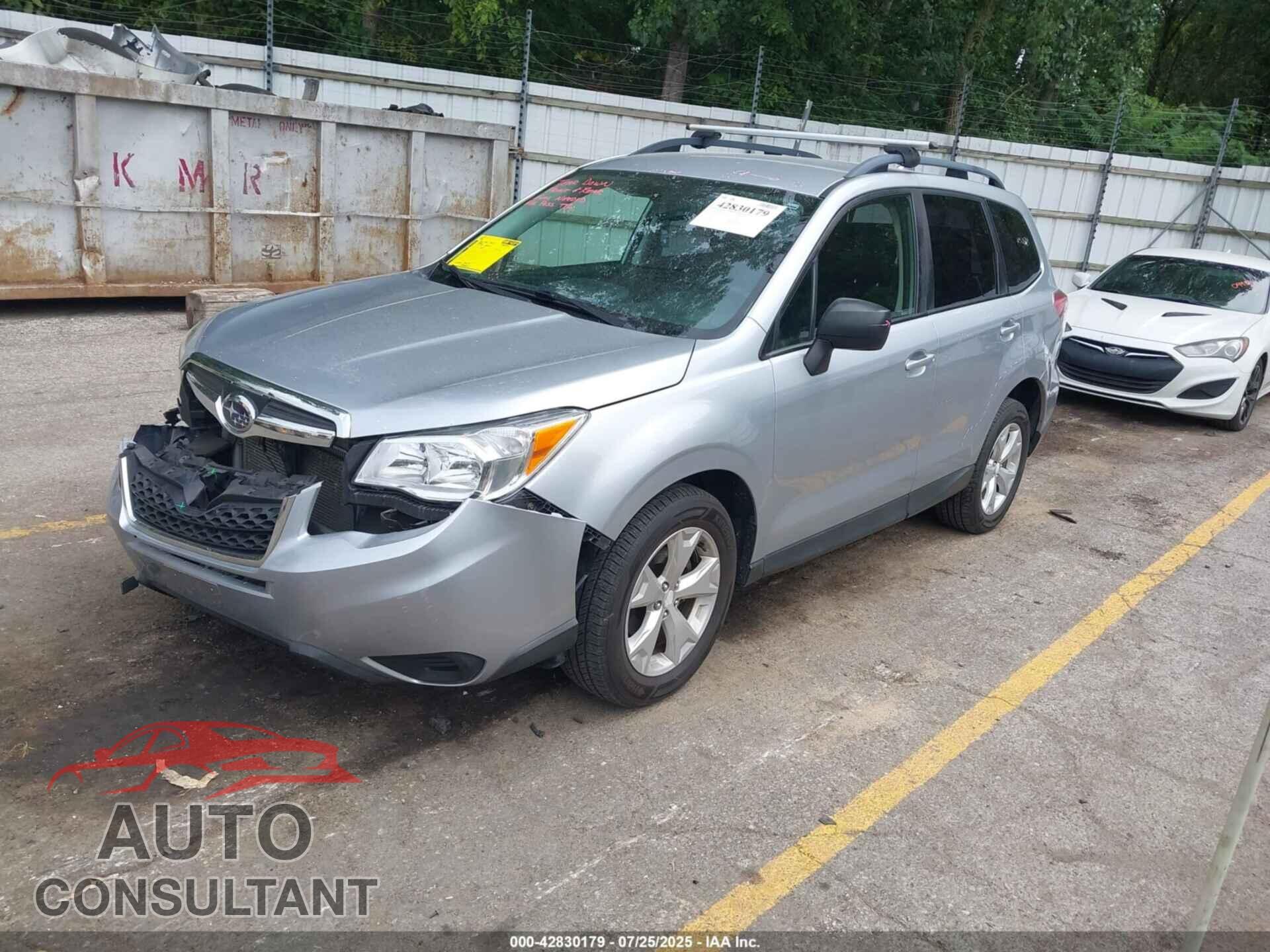 SUBARU FORESTER 2016 - JF2SJABC0GH547138