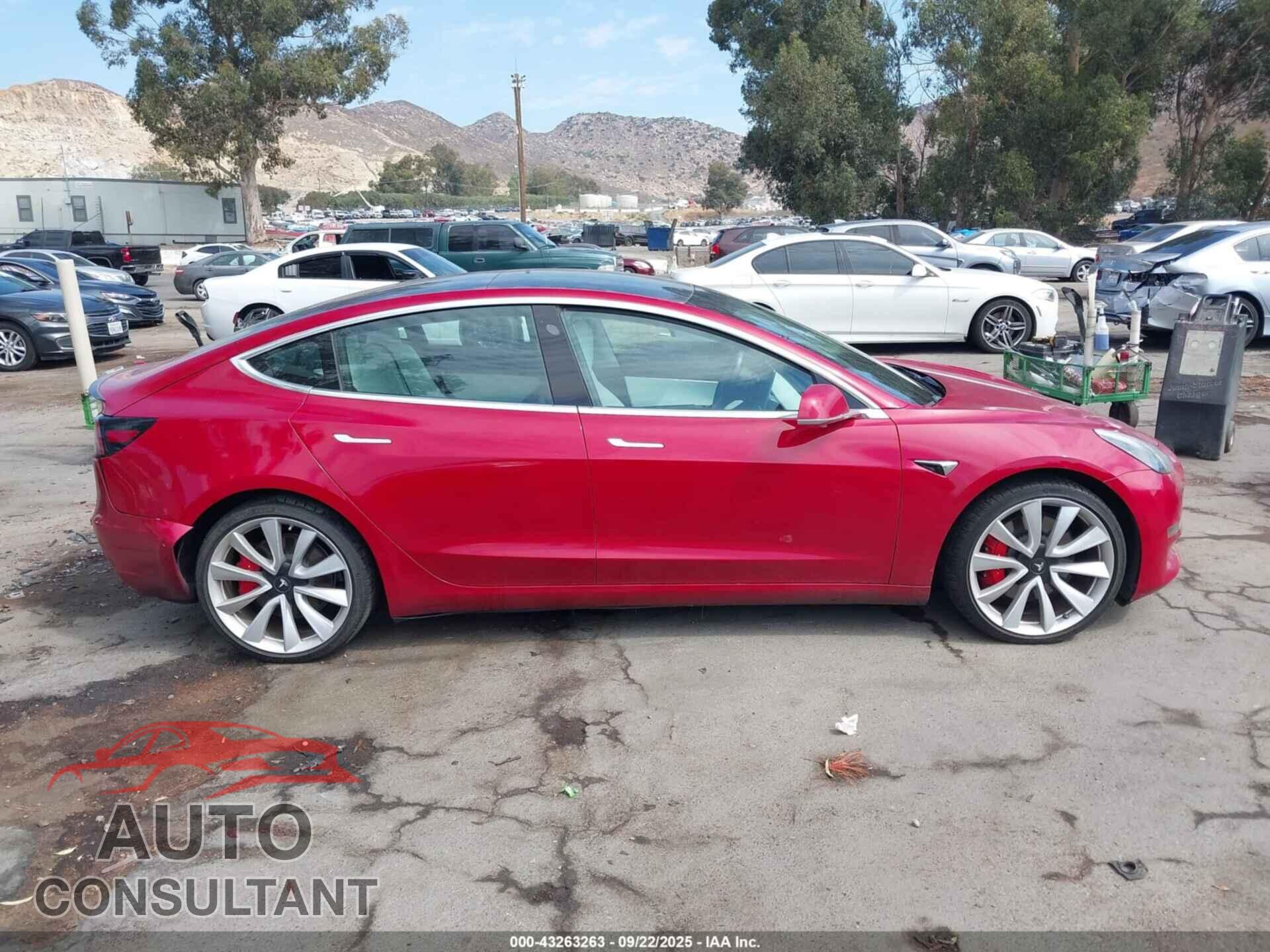 TESLA MODEL 3 2019 - 5YJ3E1EB8KF393510