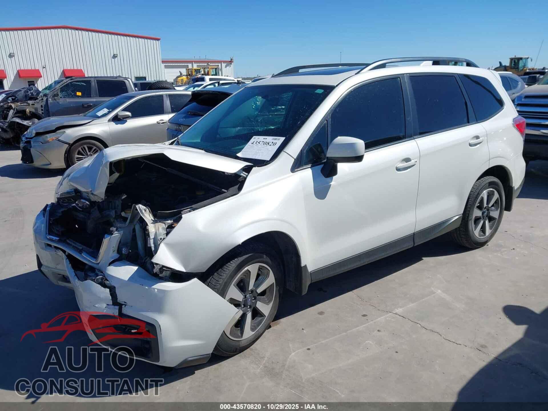 SUBARU FORESTER 2017 - JF2SJAEC5HH524063