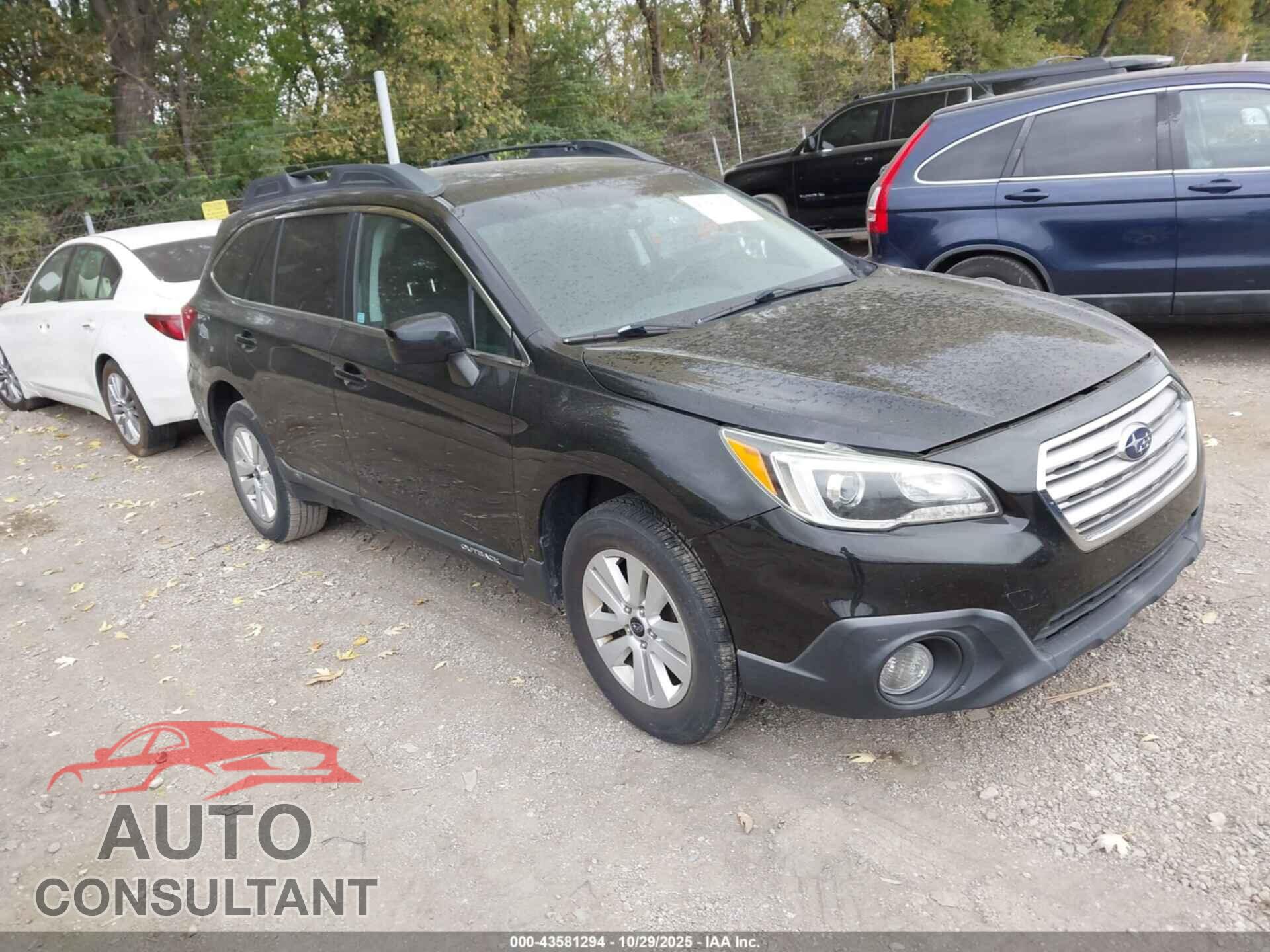 SUBARU OUTBACK 2016 - 4S4BSBCC4G3294611