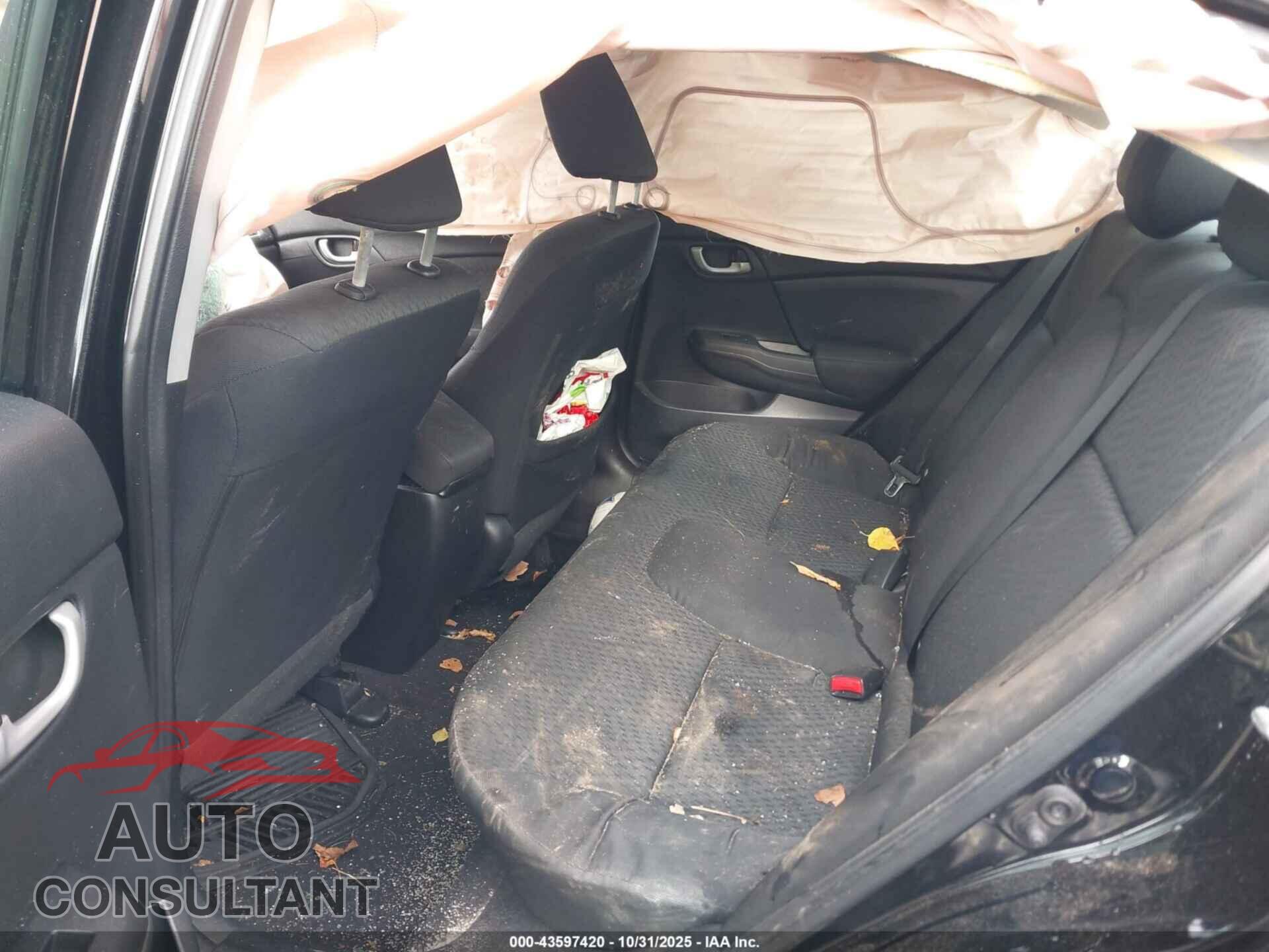 HONDA CIVIC 2014 - 2HGFB2F51EH551996