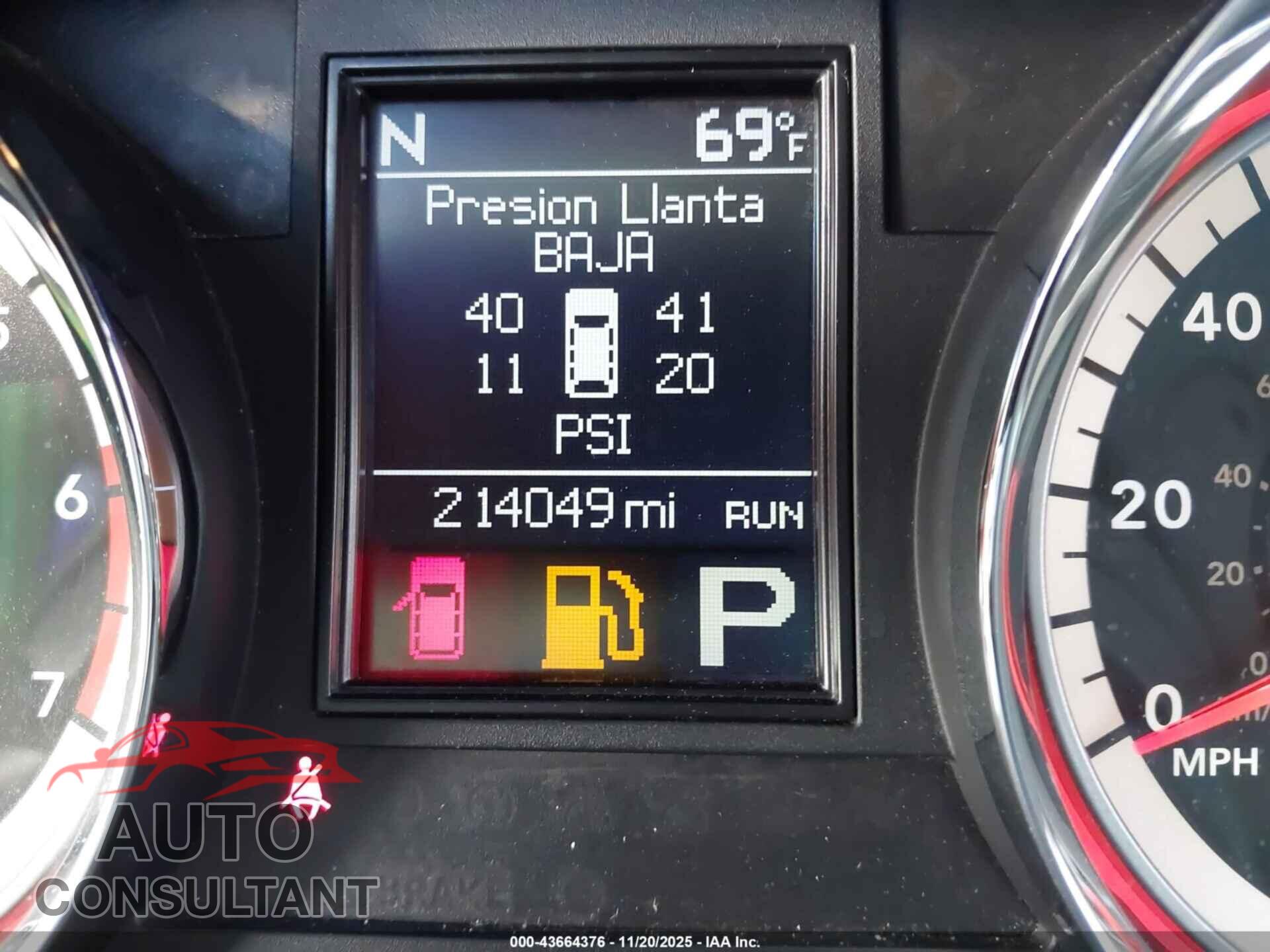 DODGE DURANGO 2011 - 1D4SD4GT3BC630264