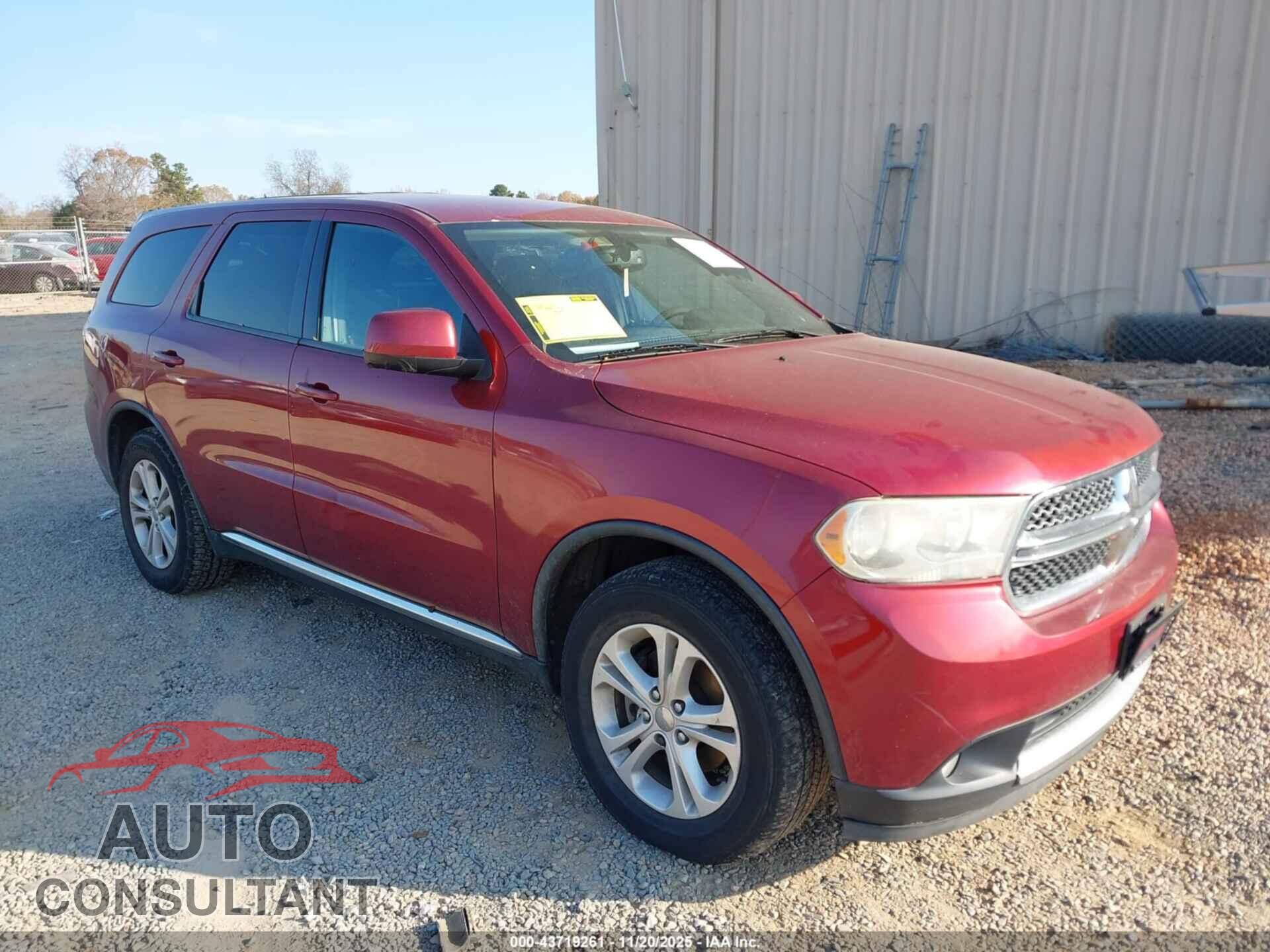 DODGE DURANGO 2013 - 1C4RDHAG4DC662156