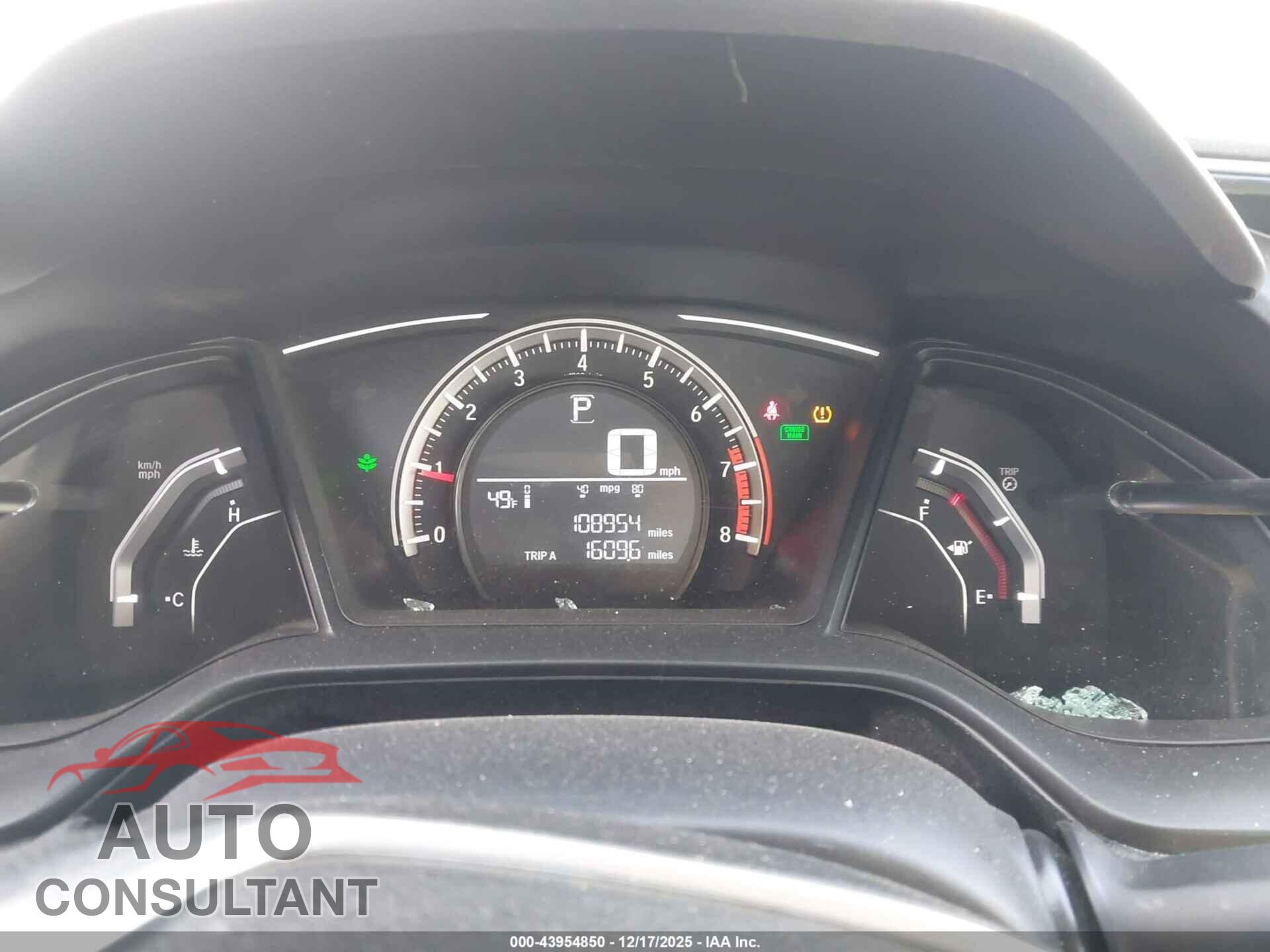 HONDA CIVIC 2017 - 19XFC2F59HE079381