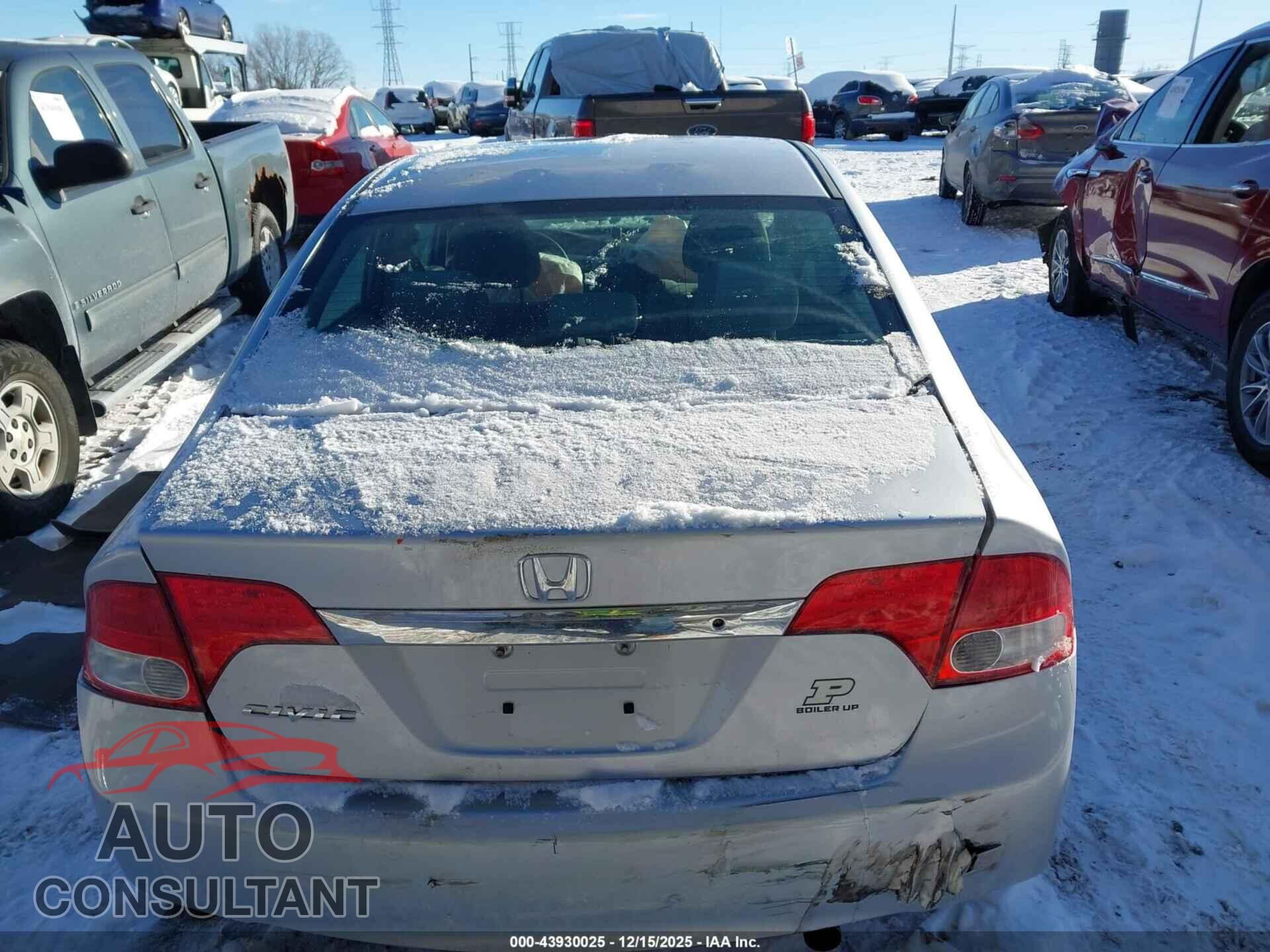 HONDA CIVIC 2011 - 19XFA1F5XBE024459