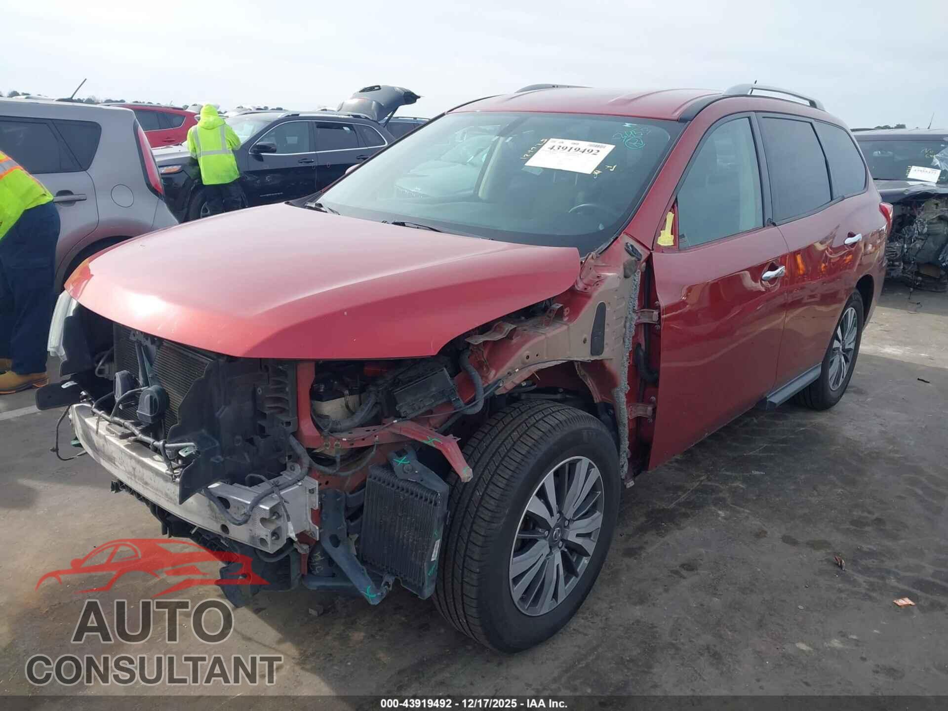 NISSAN PATHFINDER 2017 - 5N1DR2MN4HC634524