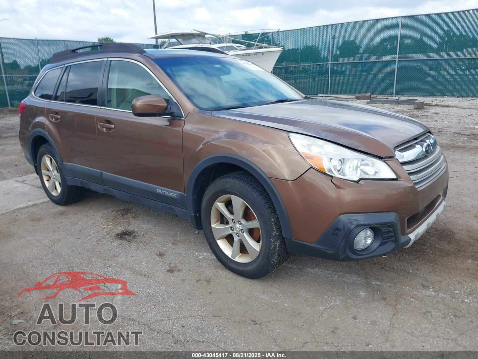 SUBARU OUTBACK 2013 - 4S4BRBKC8D3245937